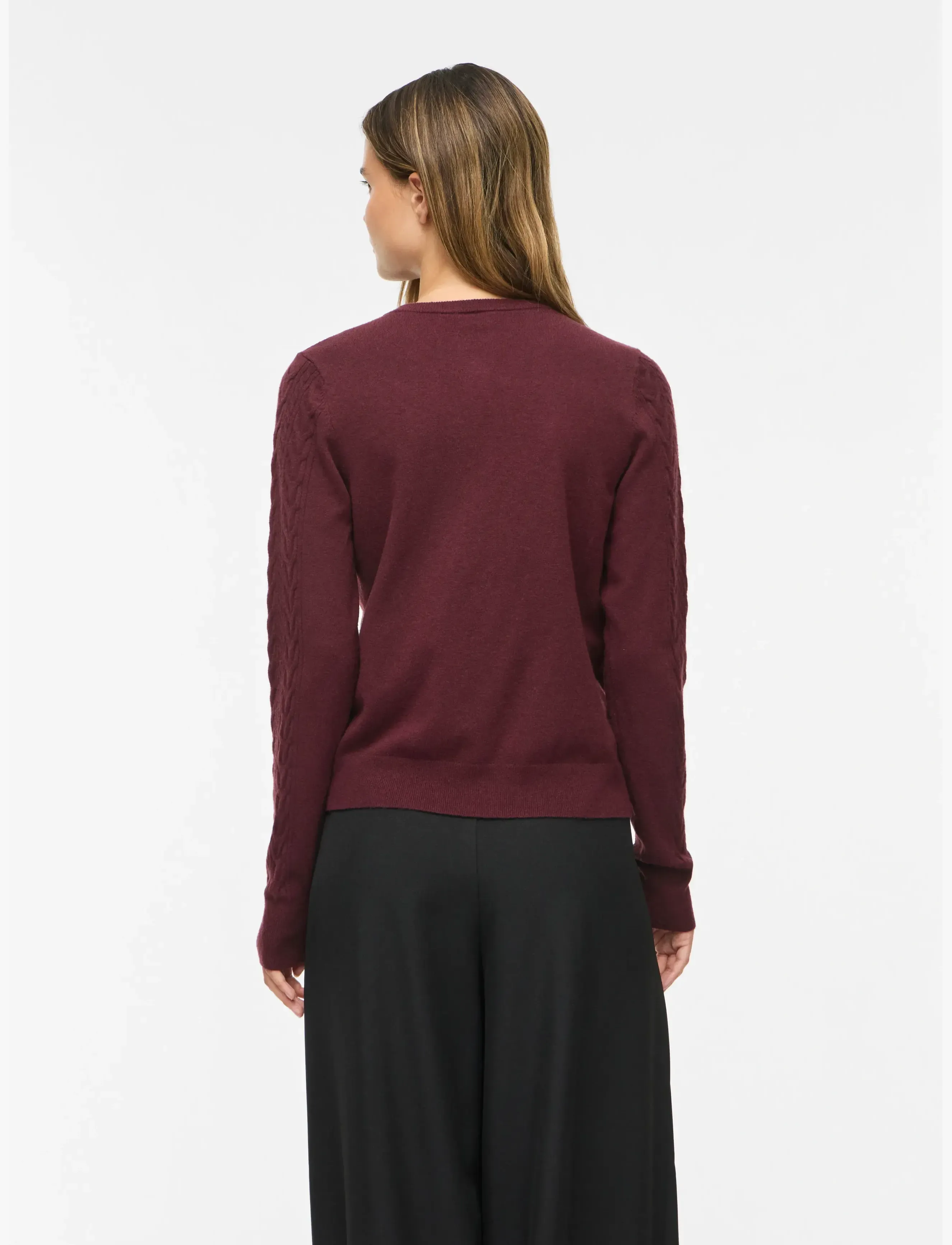 Vikerry Cable L/S Knit Cardigan-Noos 2