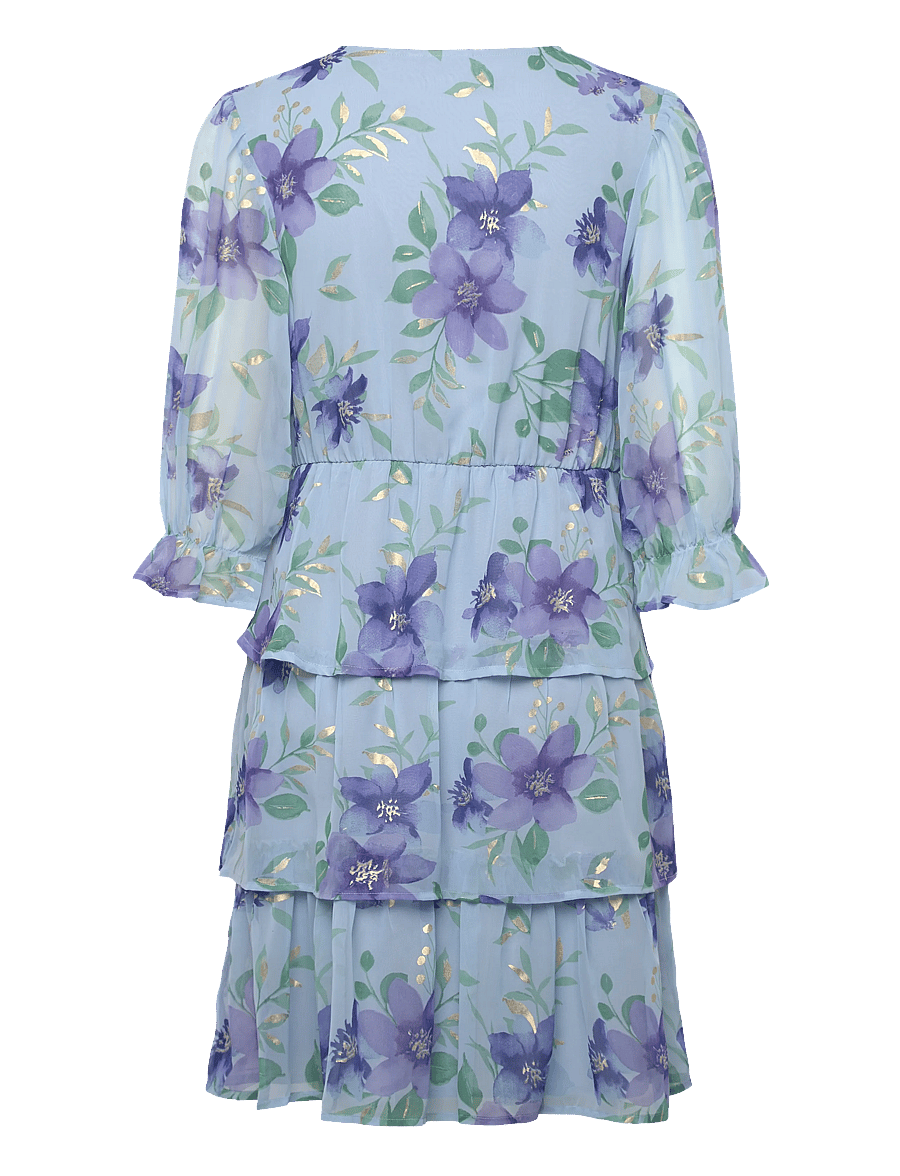 Vila - VIMAGNOLIA 3/4 -NECK SHORT DRESS/DC/KA - summer dresses - nantucket breeze - 2