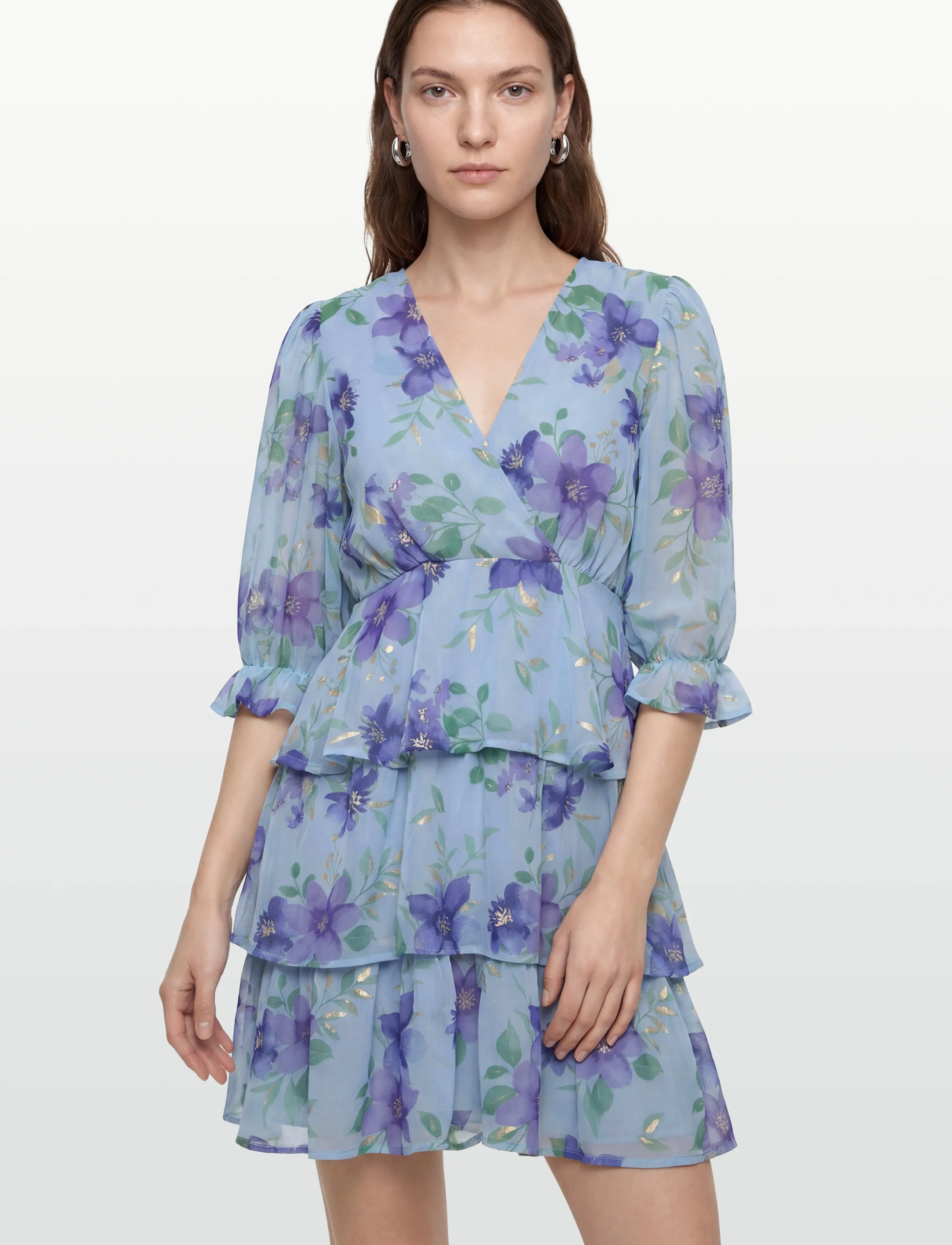 VILA Vimagnolia 3/4 -Neck Short Dress/Dc/Ka korta klänningar dam – bild 2