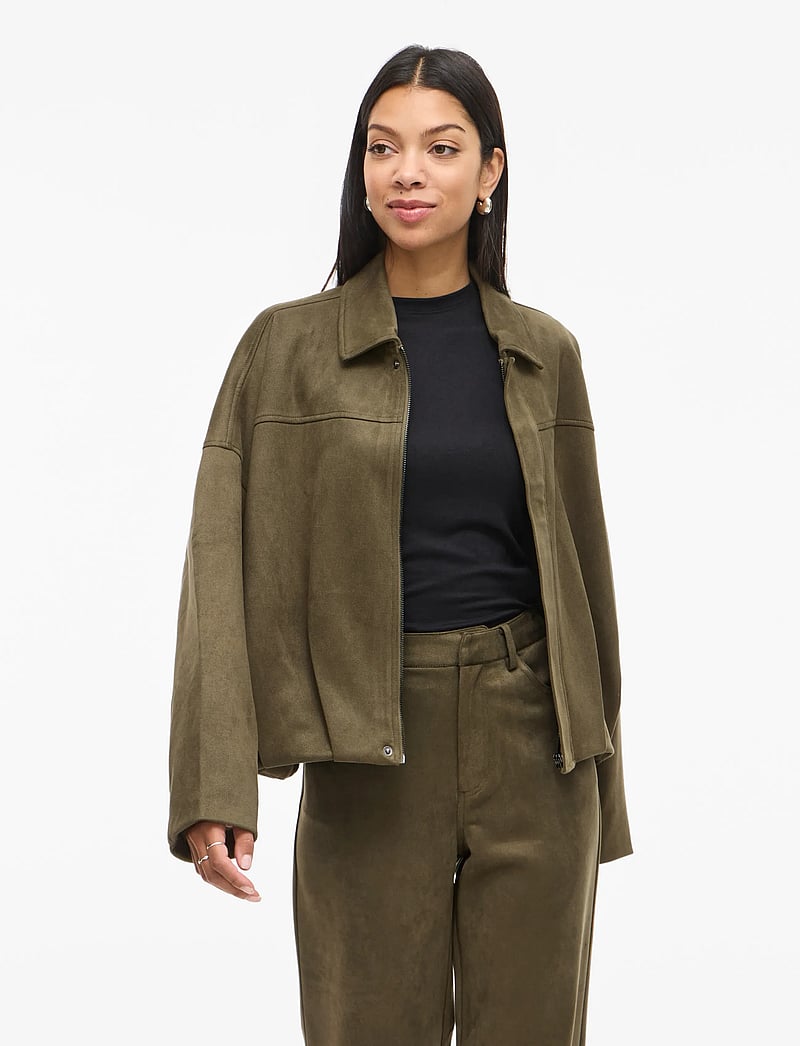 Vila - VIVIRAL L/S JACKET - höstjackor - ivy green - 0