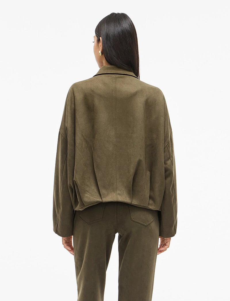 Vila - VIVIRAL L/S JACKET - höstjackor - ivy green - 3