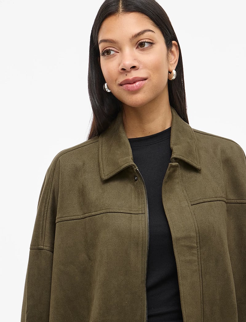 Vila - VIVIRAL L/S JACKET - höstjackor - ivy green - 4