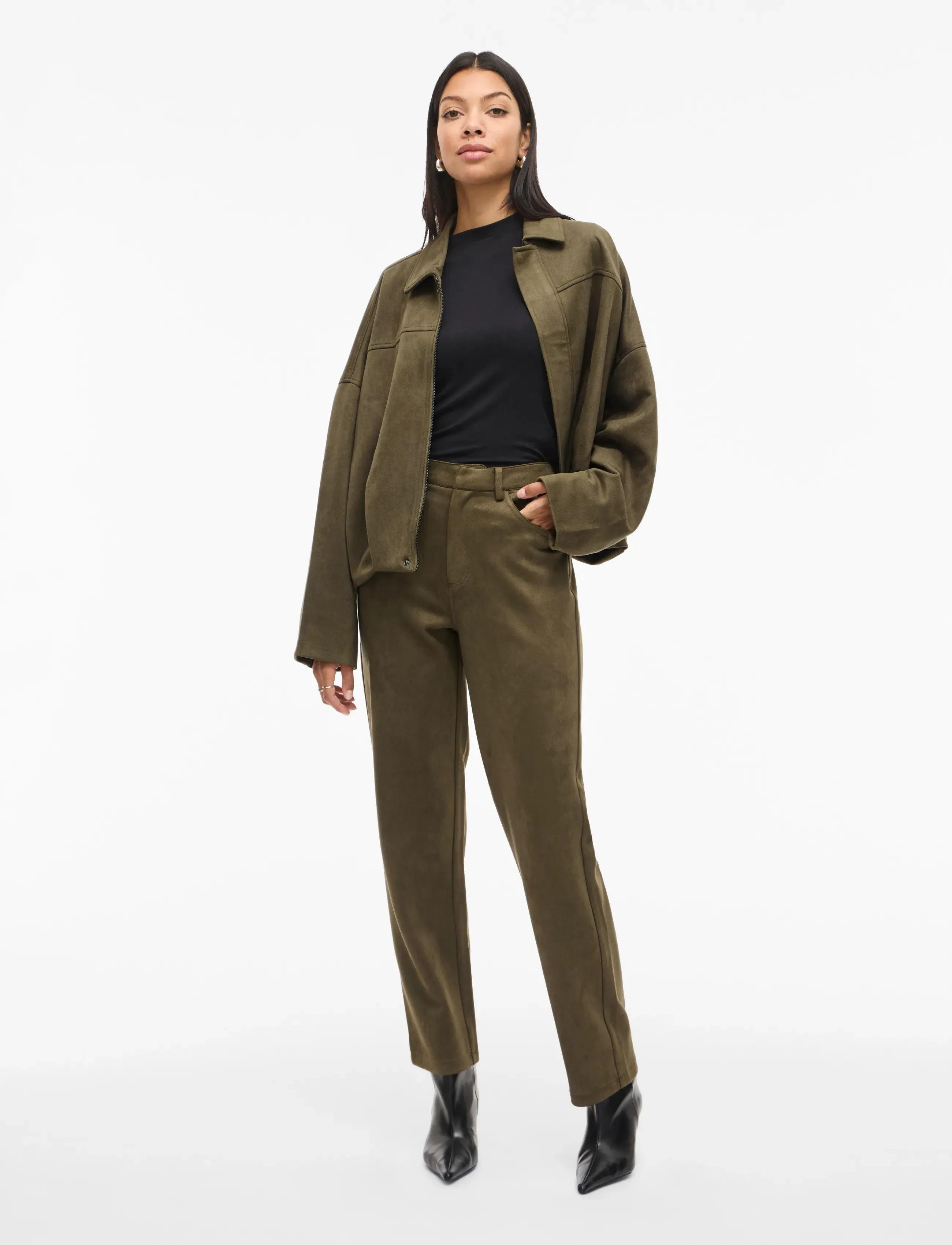 Vila - VIVIRAL L/S JACKET - ivy green - 5