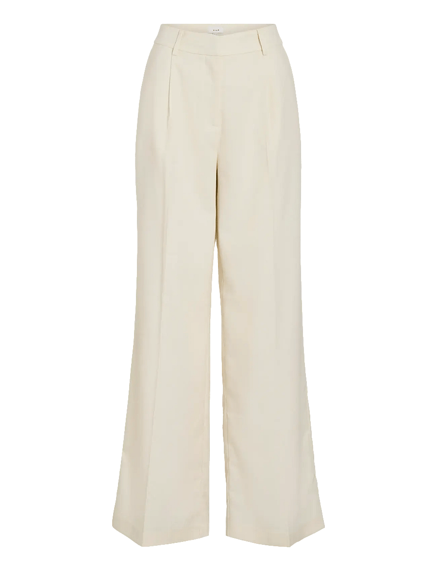 Vila - VIPOCKEY HW TAILORED PANTS - kostymbyxor - birch - 1