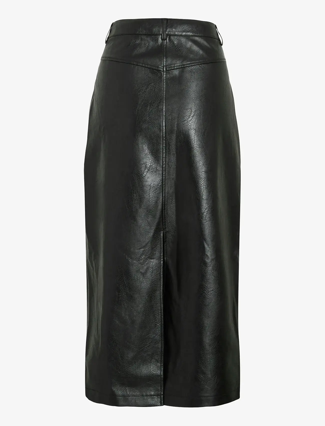 Vila - VIMILLIAN HW MIDI SKIRT - midi-röcke - black - 2