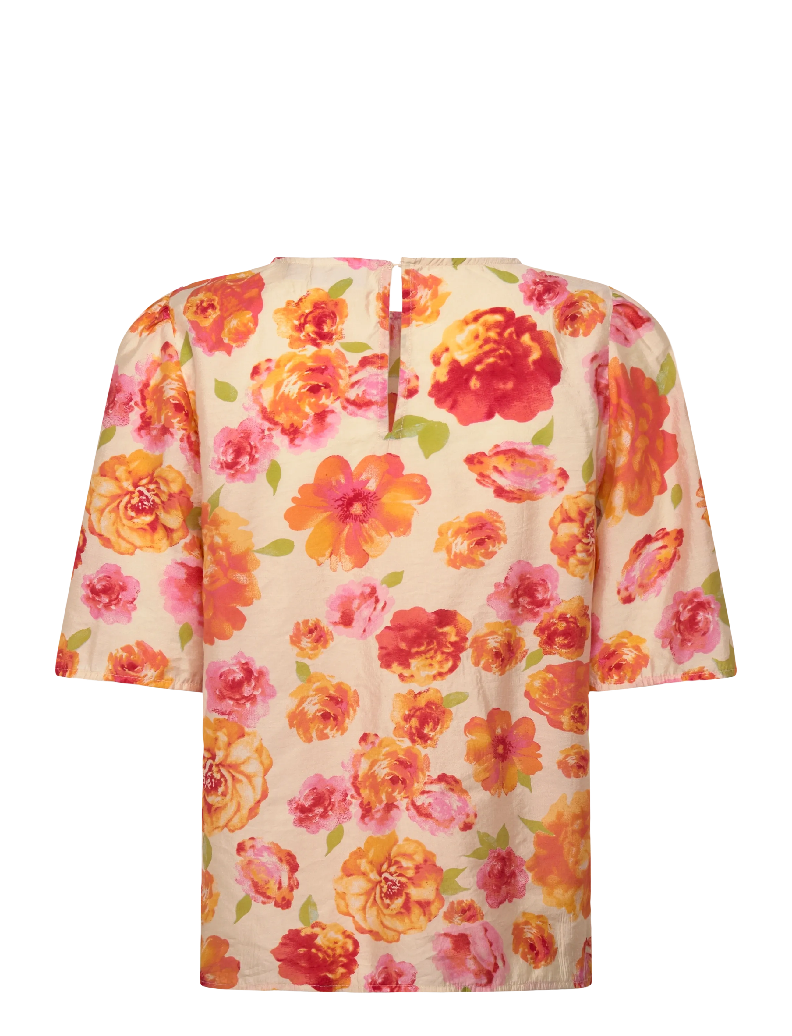 Vila - VIALINIA SOL O-NECK 2/4 TOP/LN - t-shirts - snow white - 1