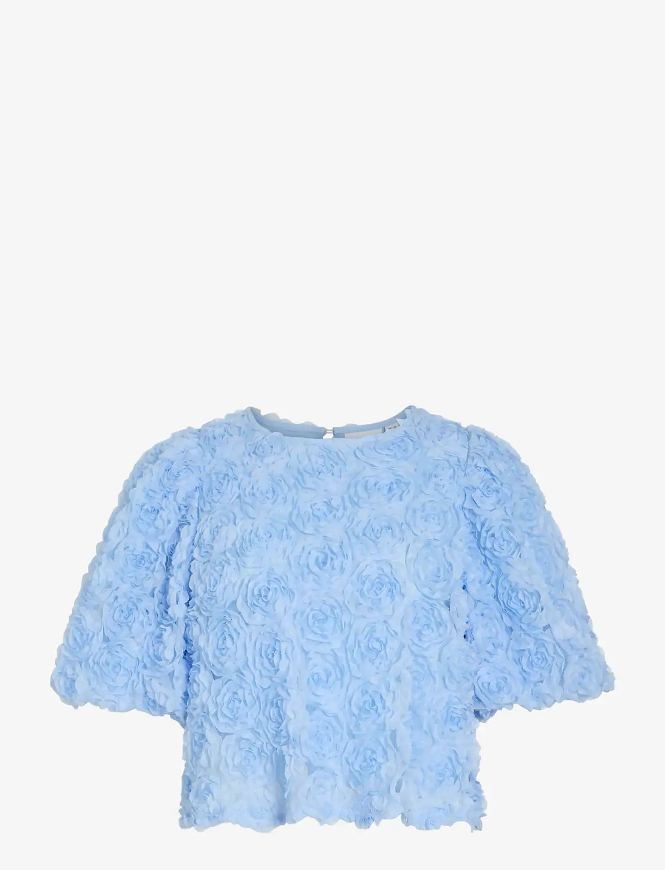 Vila - VIGLORY S/S O-NECK TOP/DC/KA - særlige begivenheder - nantucket breeze - 0