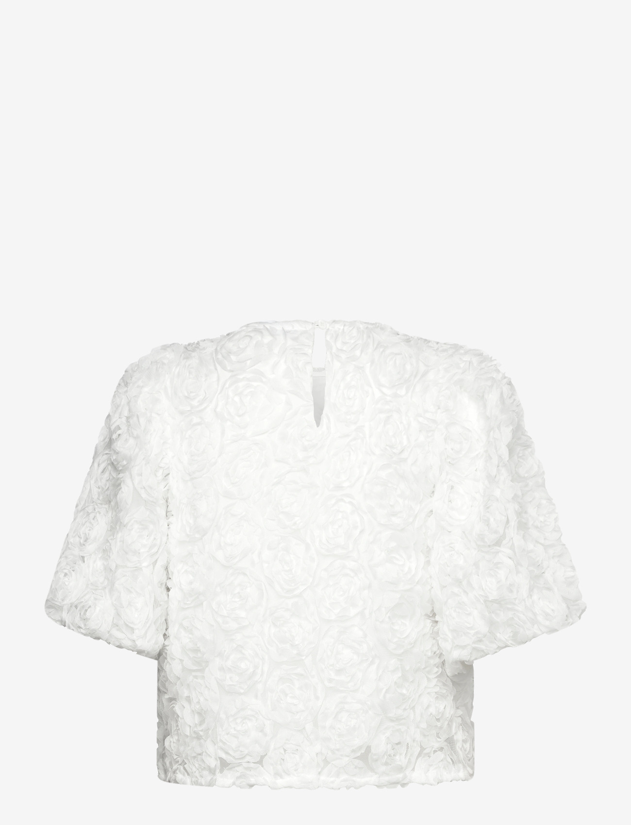 Vila - VIGLORY S/S O-NECK TOP/DC/KA - særlige begivenheder - snow white - 1