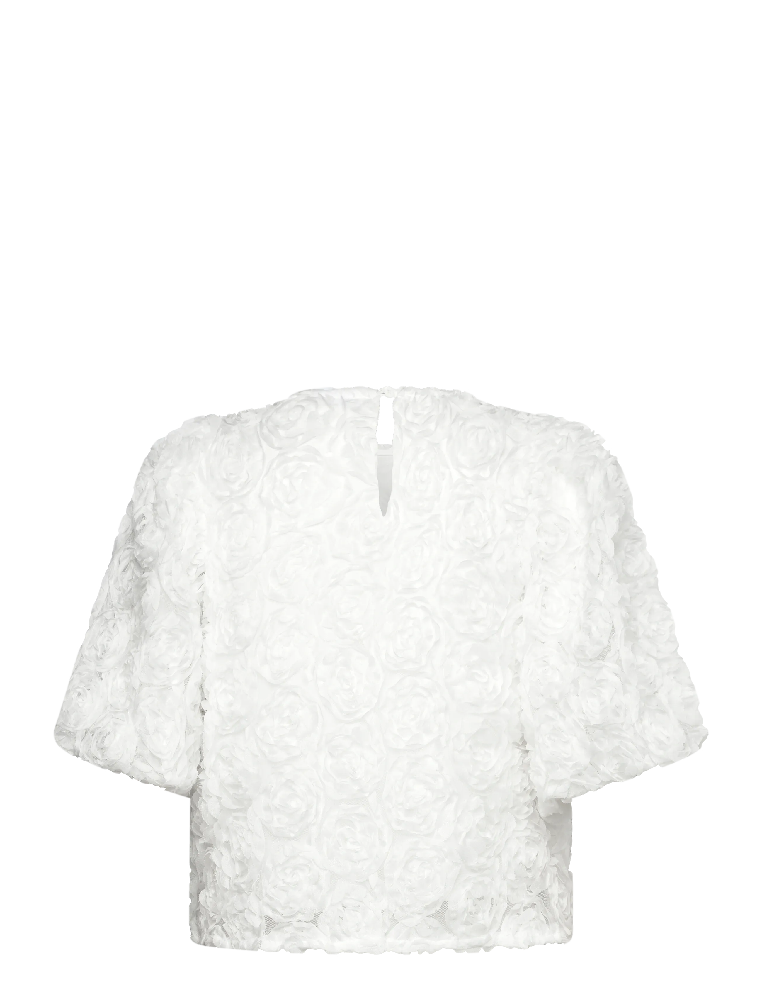 Vila - VIGLORY S/S O-NECK TOP/DC/KA - erilised sündmused - snow white - 1