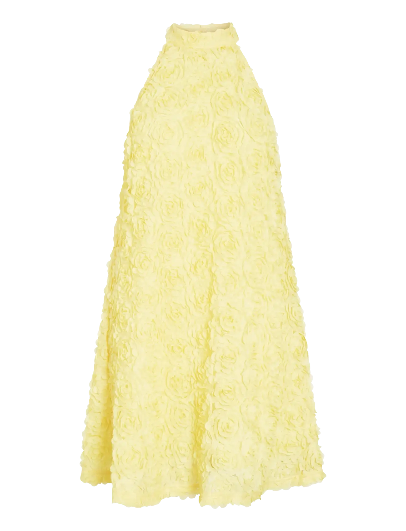 Vila VIGLORY HALTER NECK SHORT DRESS/DC/KA - Vila - PASTEL YELLOW / yellow