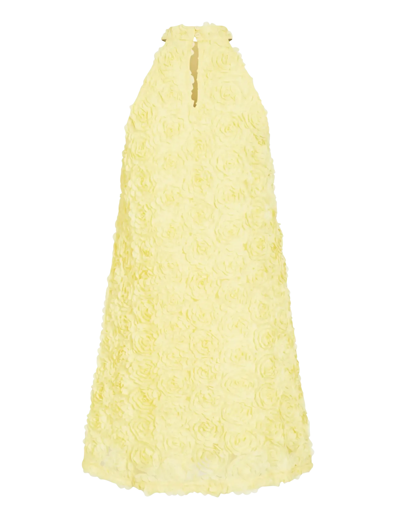 Vila - VIGLORY HALTER NECK SHORT DRESS/DC/KA - pastel yellow - 2