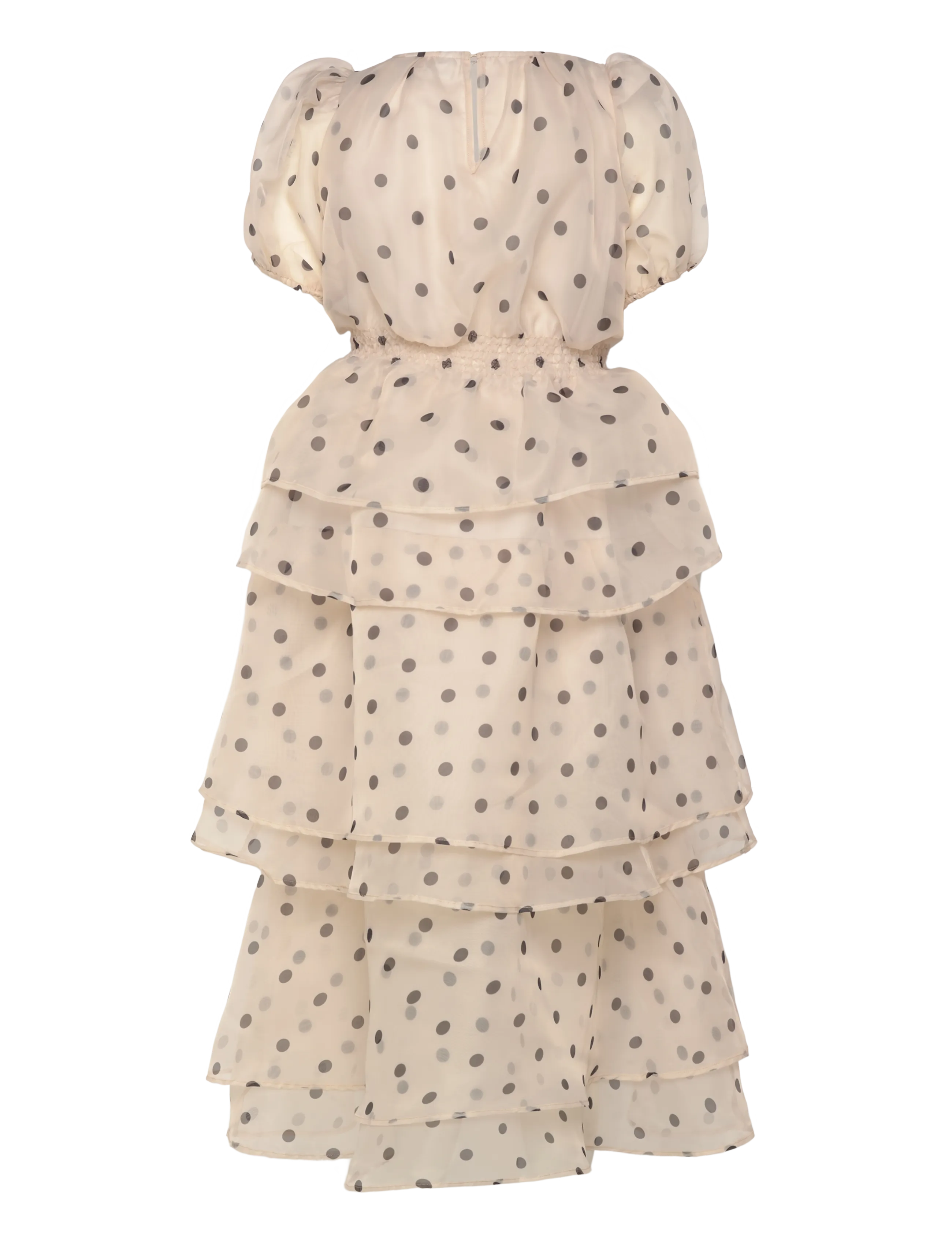 Vila - VIVANE S/S O-NECK MIDI DRESS/DC/KA - ballīšu apģērbs par outlet cenām - birch - 2