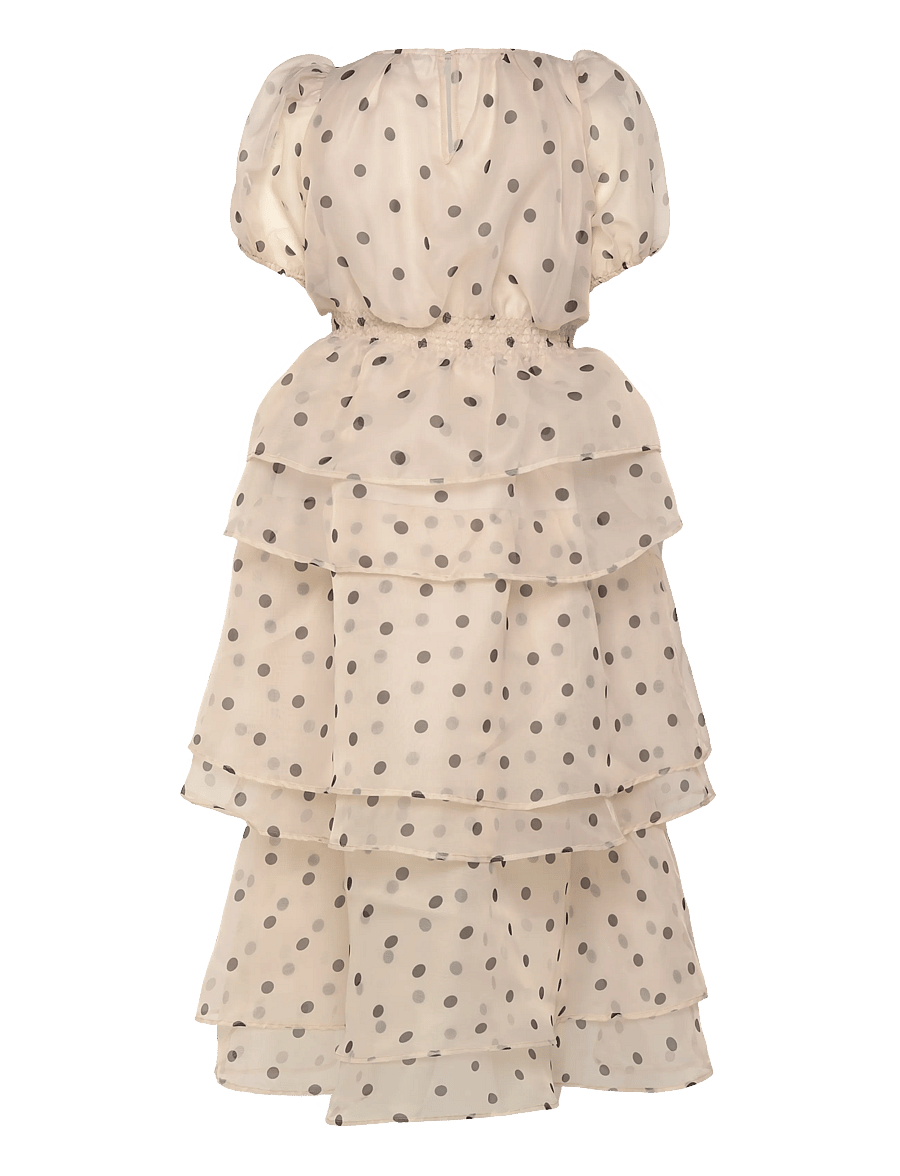 Vila - VIVANE S/S O-NECK MIDI DRESS/DC/KA - festkjoler - birch - 2