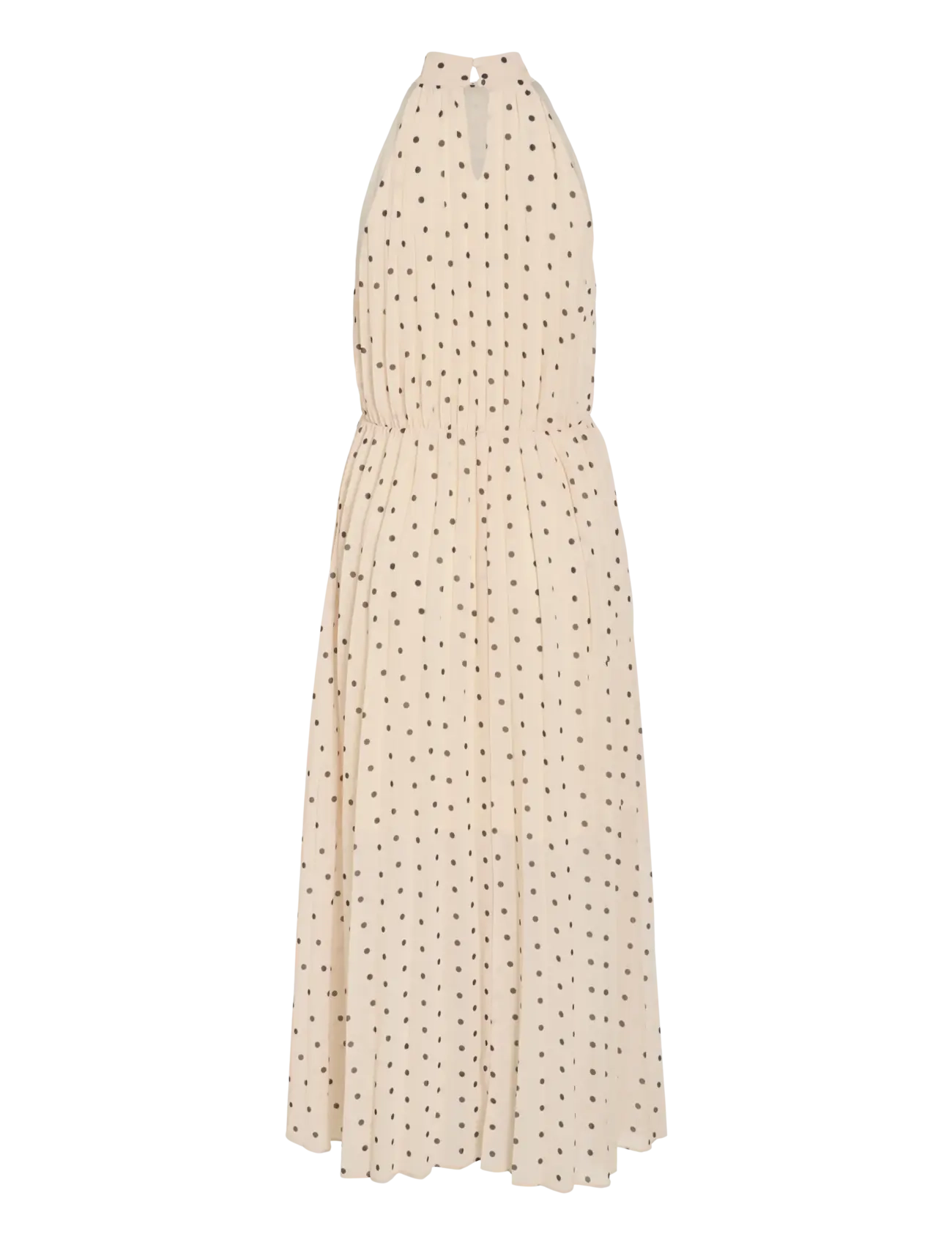 Vila - VIMICADA HALTERNECK ANKLE DRESS/DC/KA - maksikleidid - birch - 2