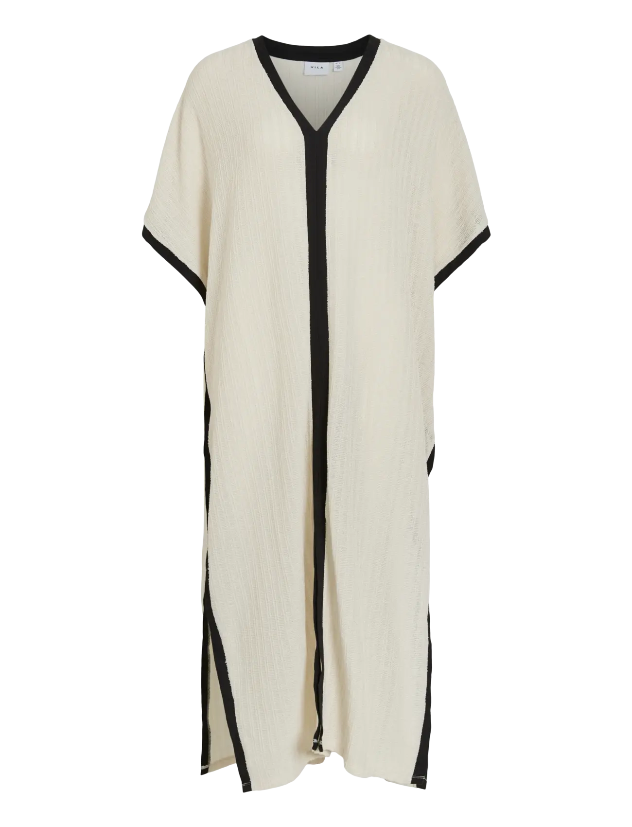 Vila VIFABENA V-NECK KIMONO/EF - Jackor - BIRCH / black