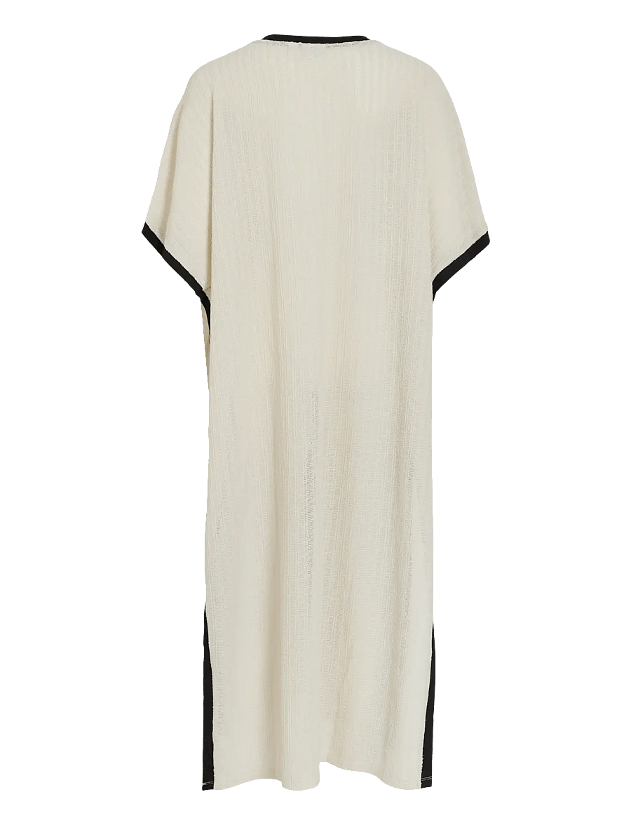 Vila - VIFABENA V-NECK KIMONO/EF - frühlingsjacken - birch - 1