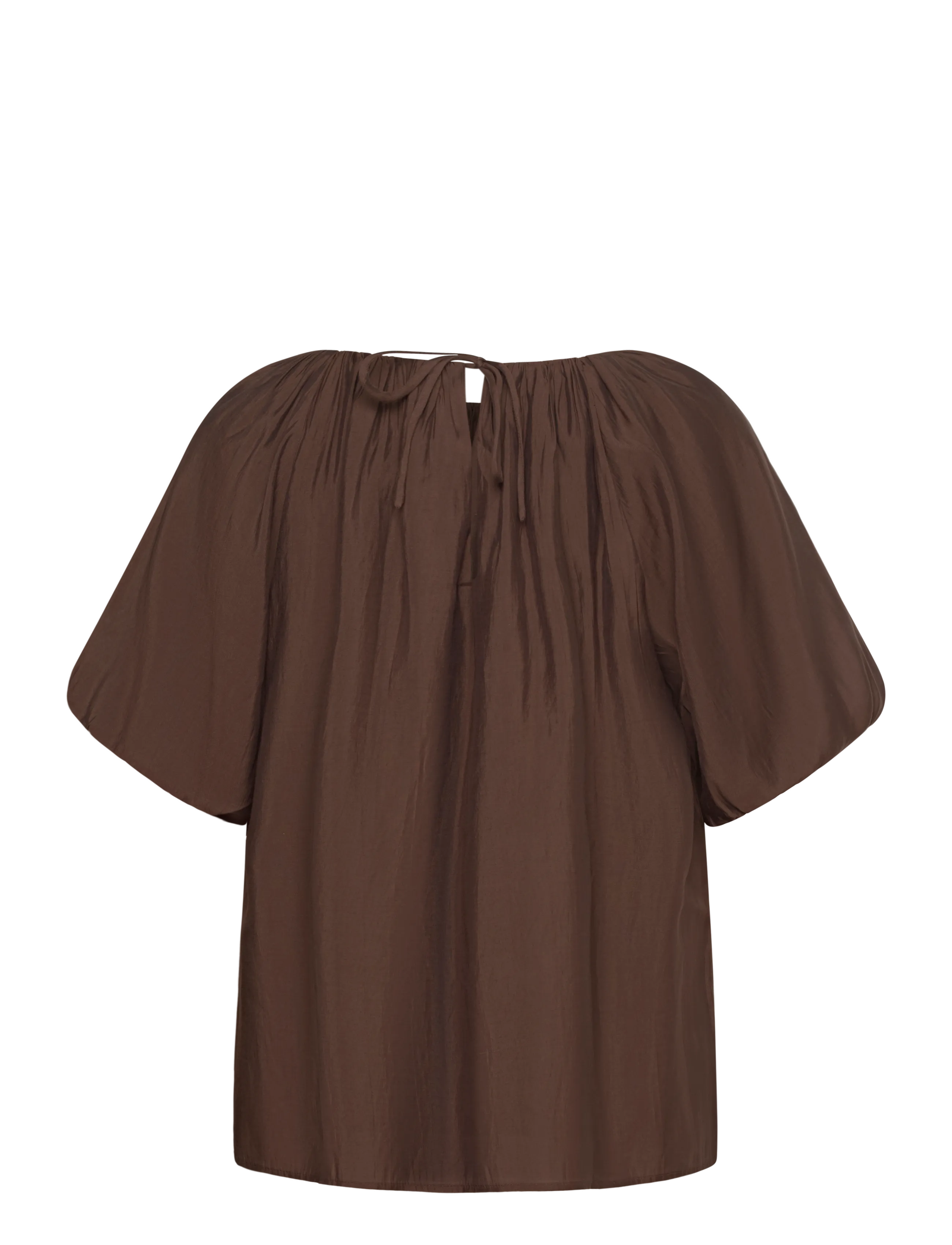 Vila - VIHEKLA BOAT NECK 2/4 TOP - kurzärmelige blusen - slate black - 1
