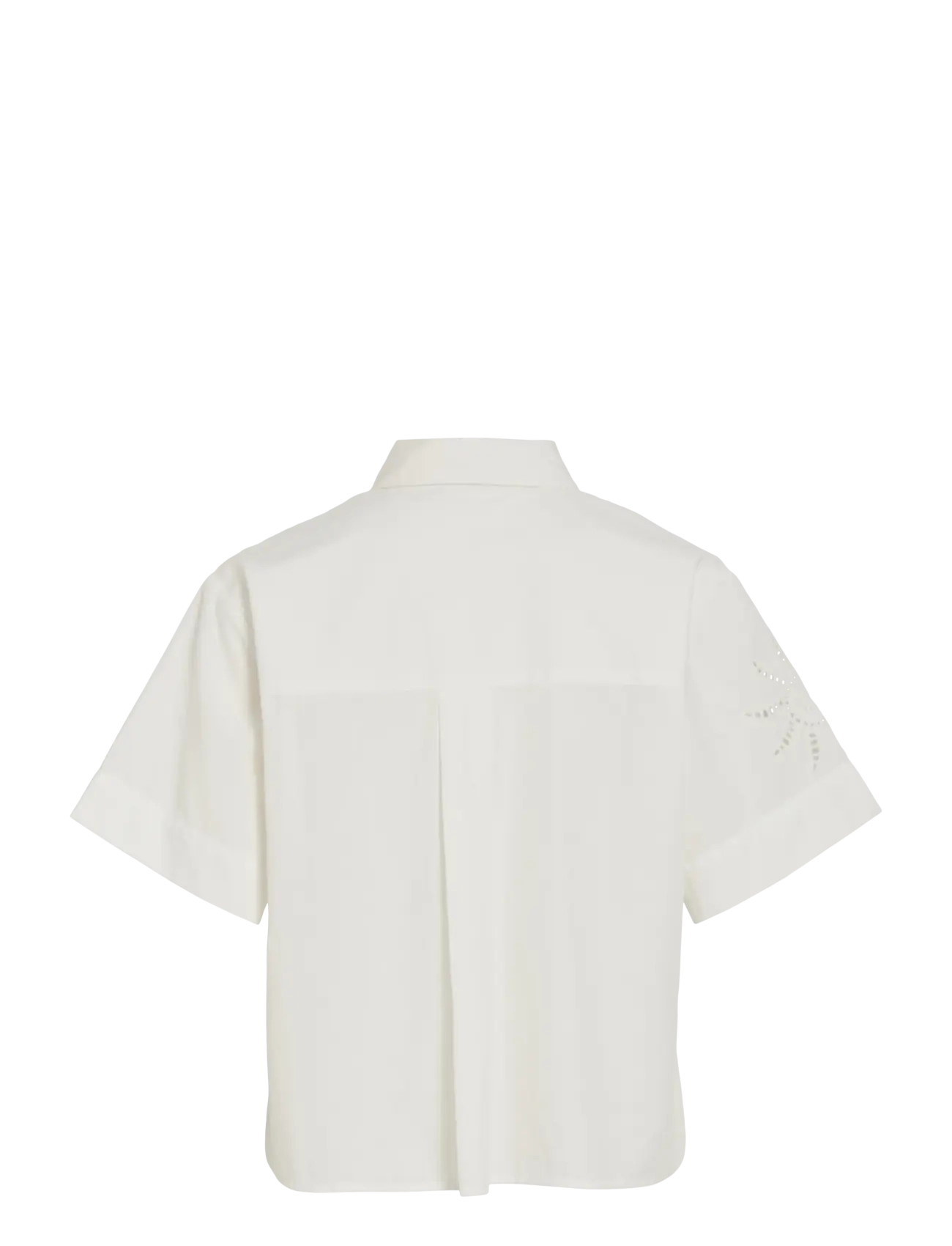 Vila - VILAYKI 2/4 SHIRT/BFS - kurzärmlige hemden - snow white - 1