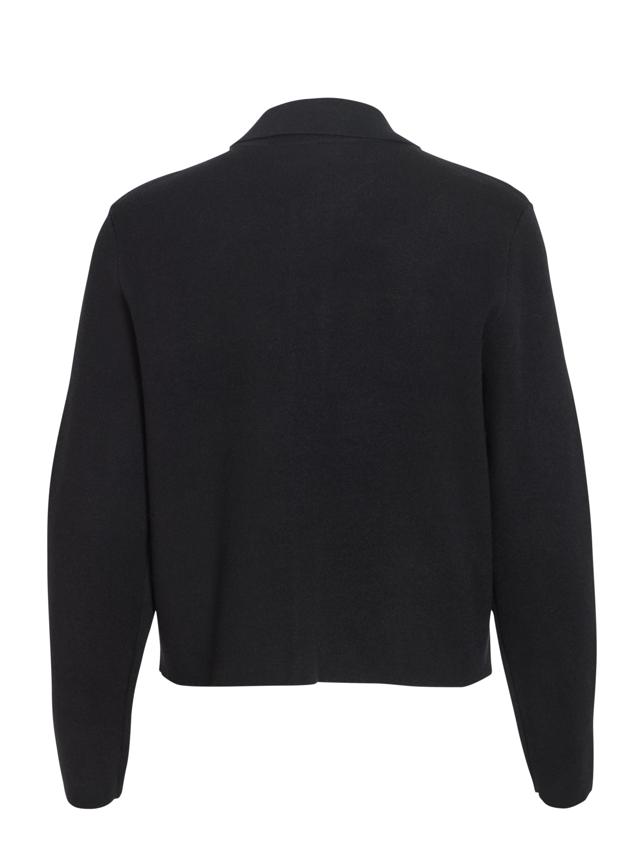 Vila - VIGABE L/S KNIT JACKET - utility jackets - black beauty - 2