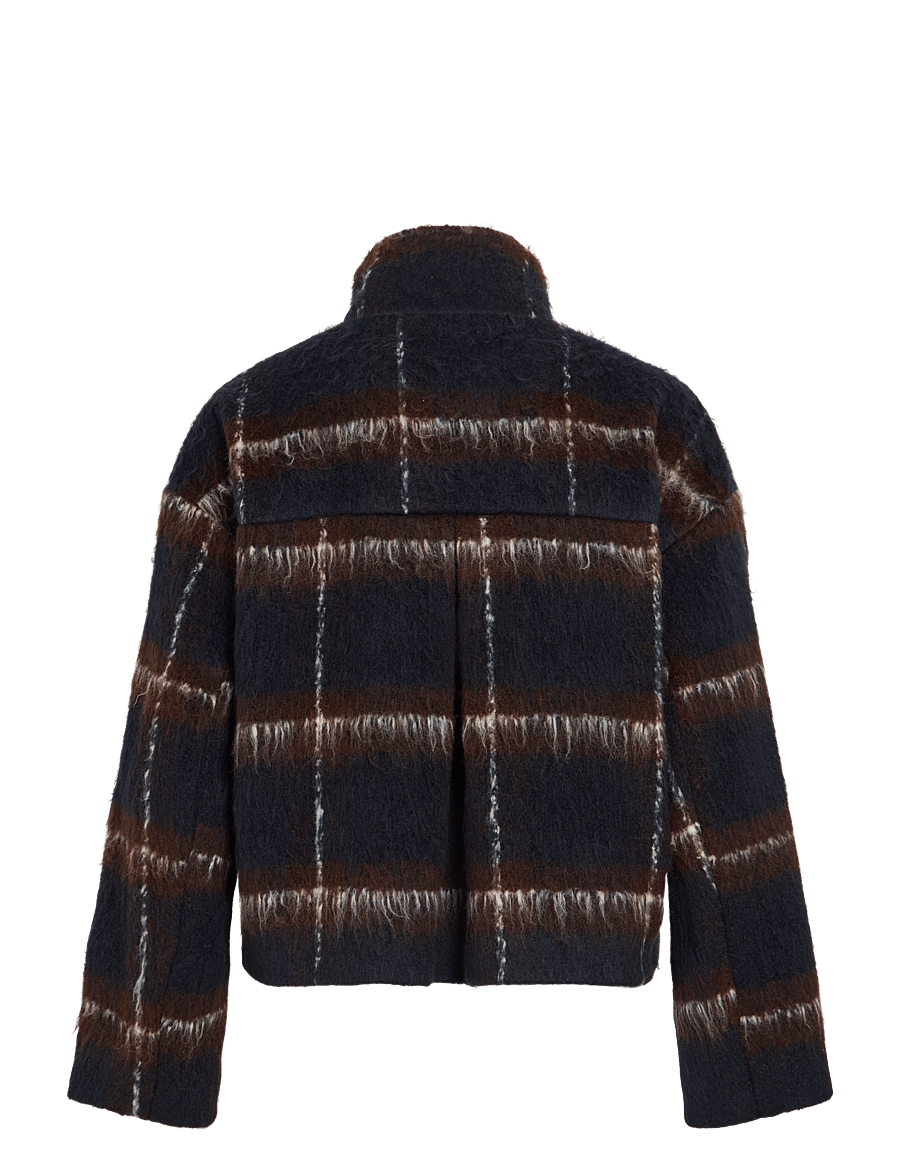 Vila - VIMELON L/S CHECK JACKET/BFS - navy blazer - 2