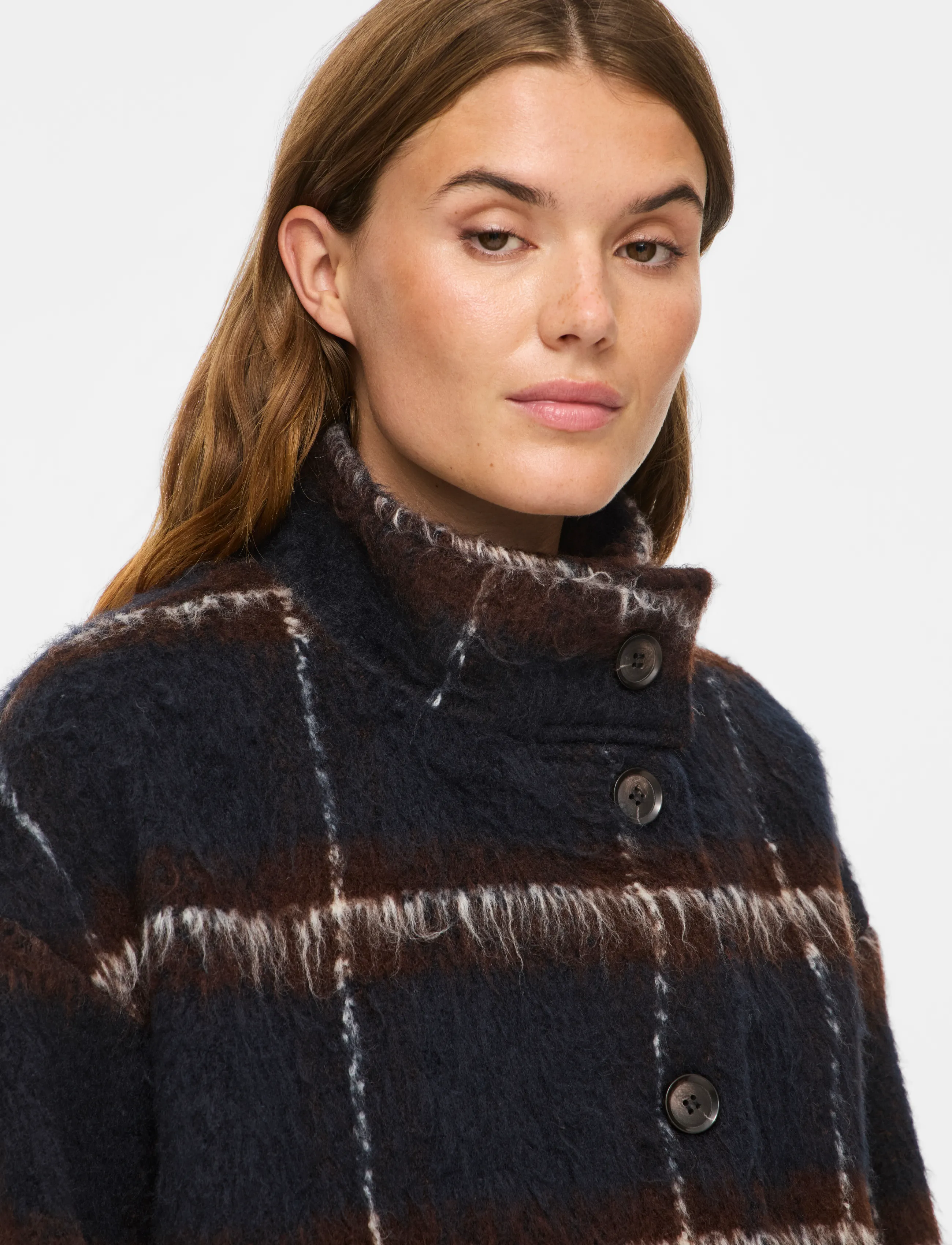 VILA Vimelon L/S Check Jacket/Bfs jackor dam – bild 6