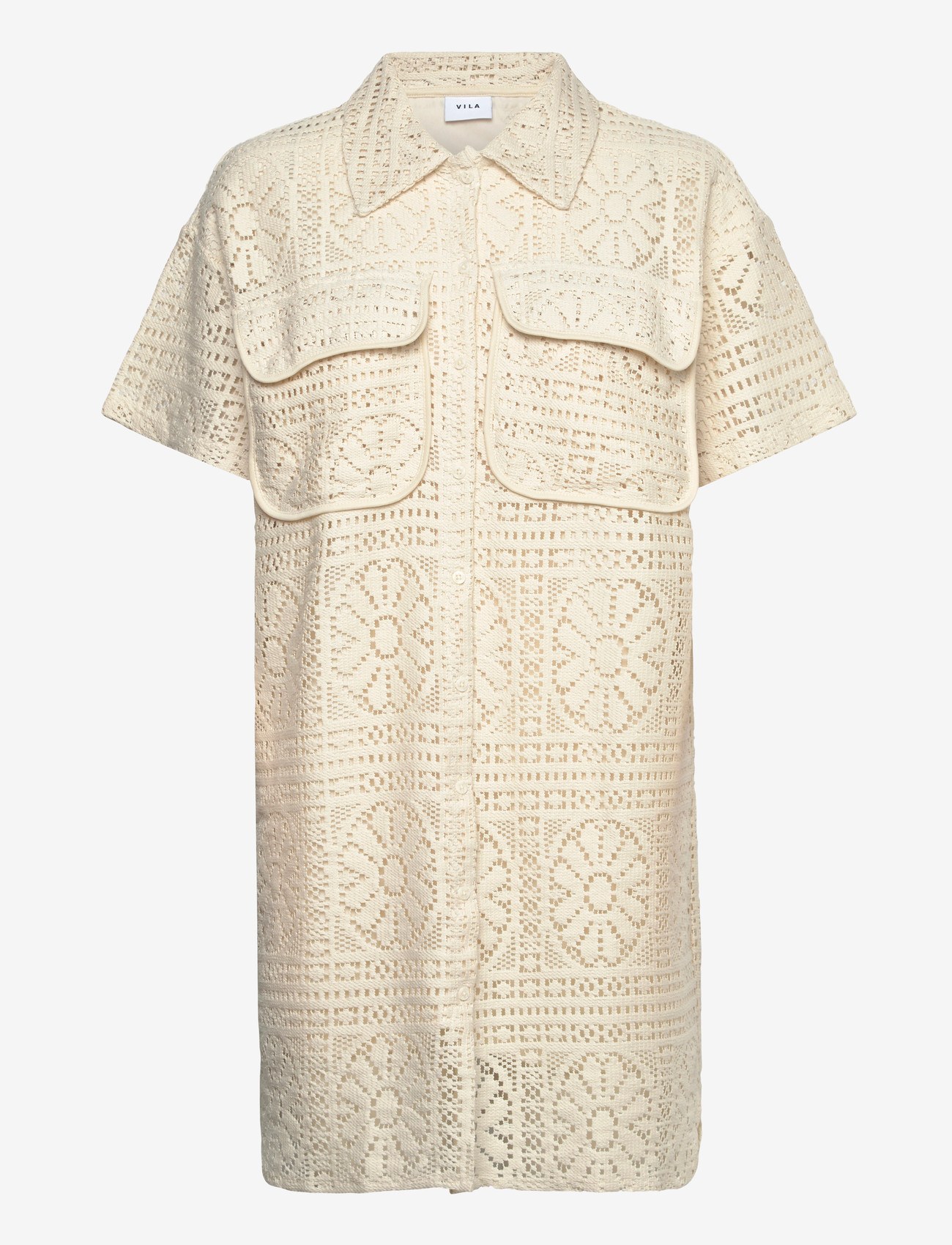 Vila - VIMERINDA 2/4 DRESS/VOL - overhemdjurken - birch - 0