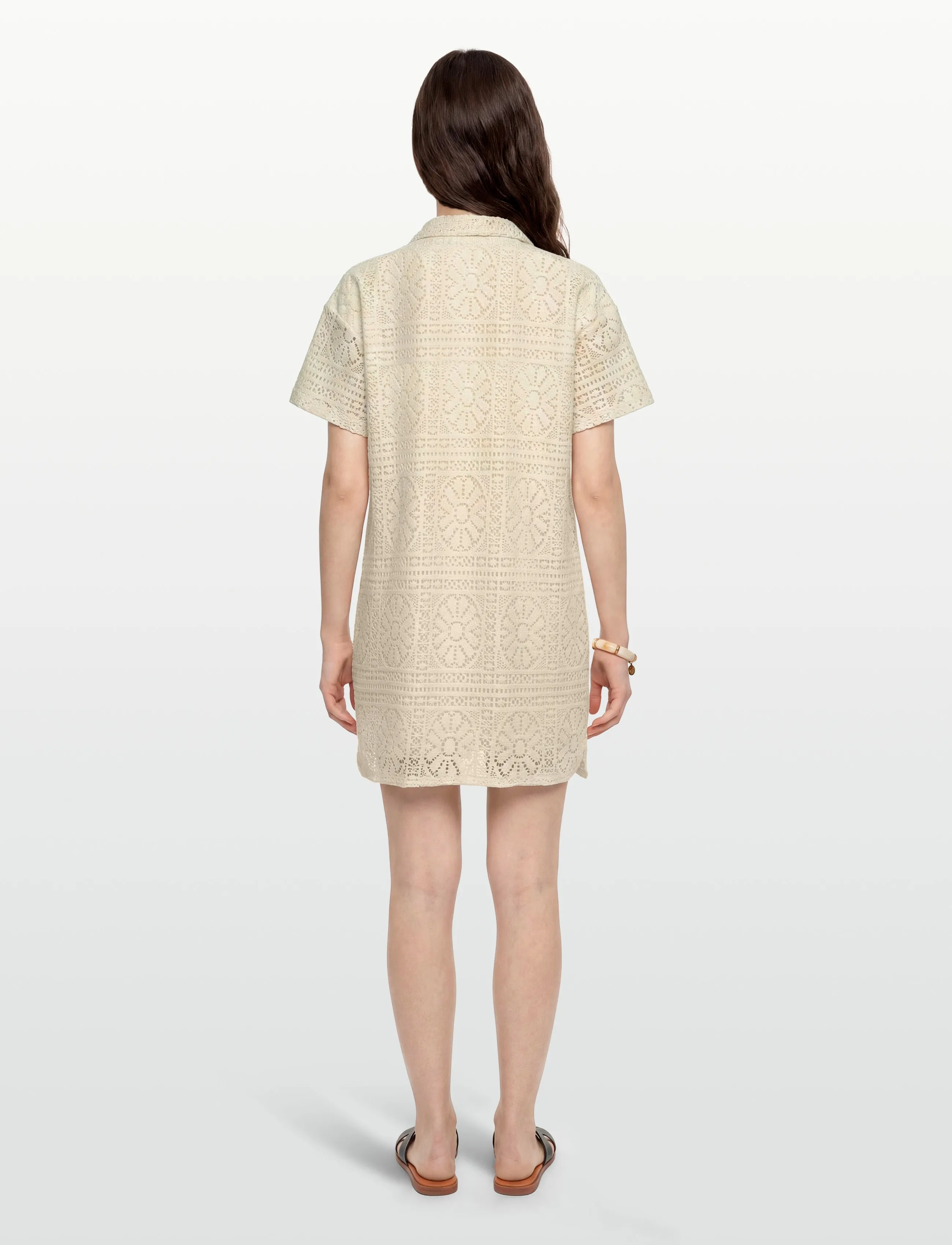 Vila - VIMERINDA 2/4 DRESS/VOL - skjortekjoler - birch - 4