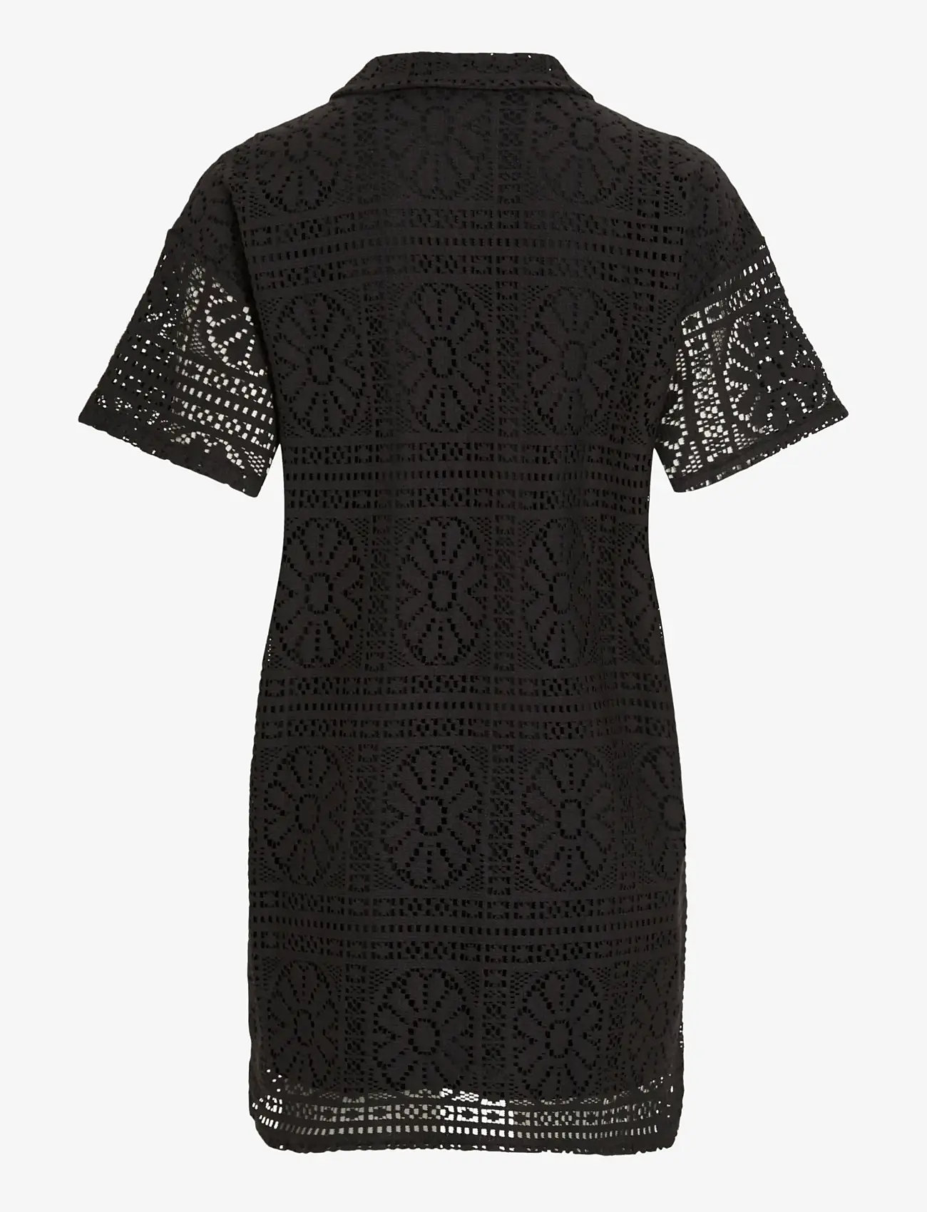 Vila - VIMERINDA 2/4 DRESS/VOL - skjortekjoler - black beauty - 1