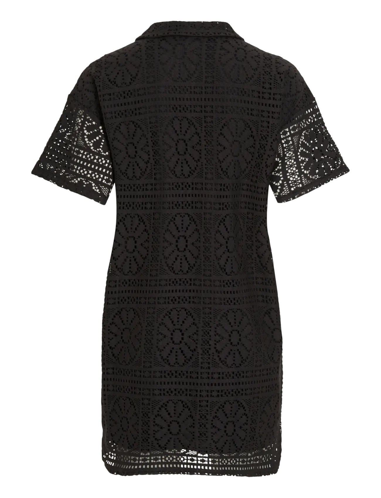 Vila - VIMERINDA 2/4 DRESS/VOL - särkkleidid - black beauty - 1