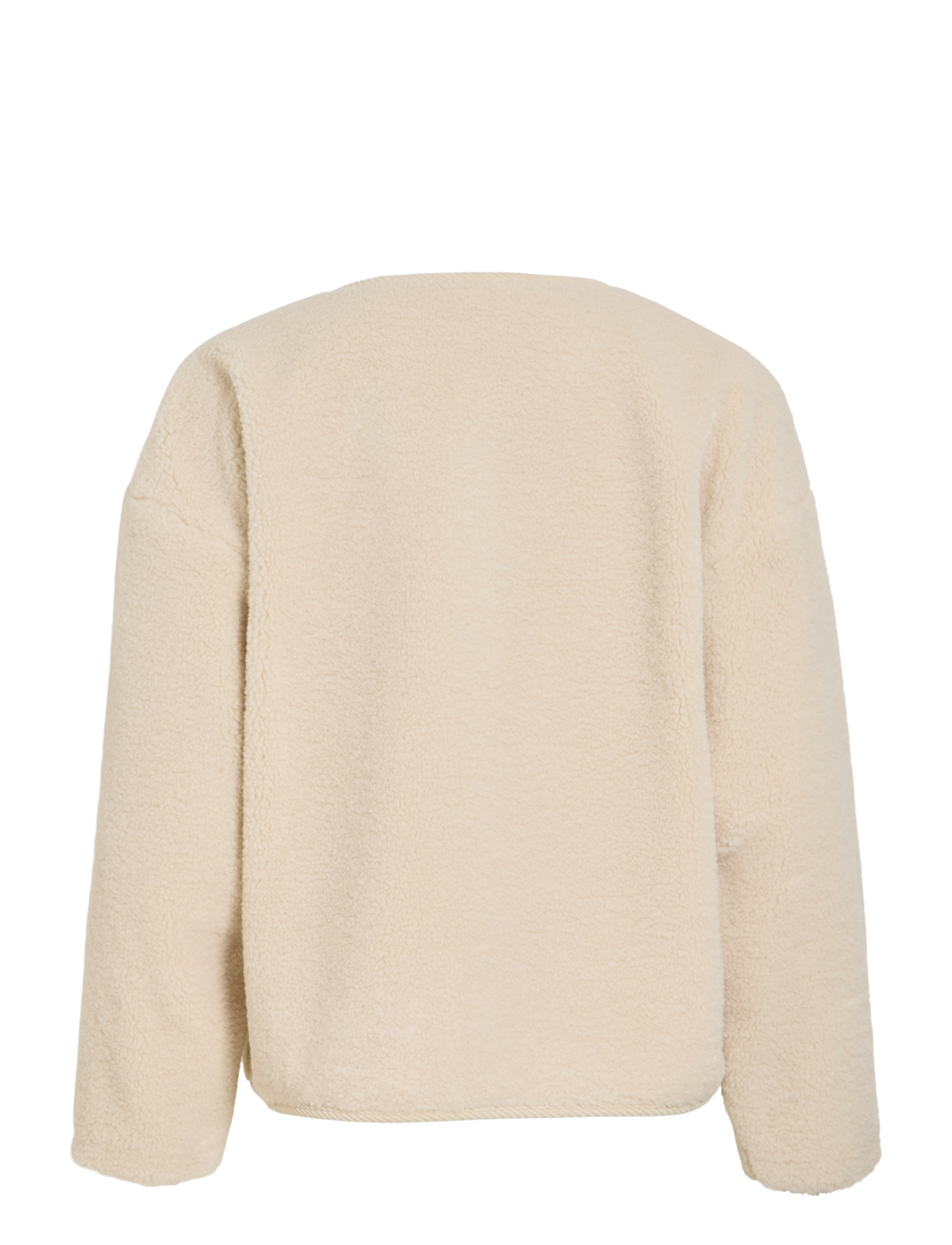 Vila - VILILLI L/S TEDDY JACKET/PB - birch - 2