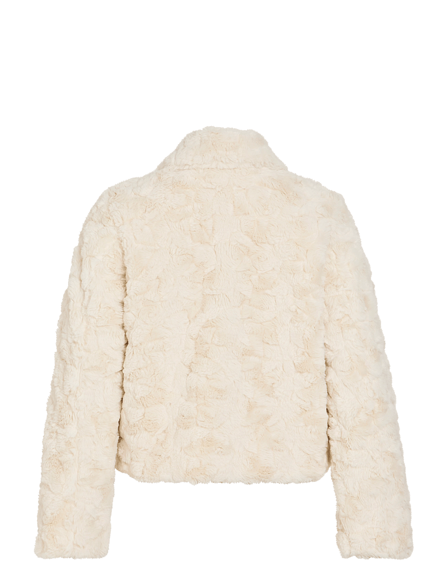 Vila - VIDORTE NEW L/S JACKET/PB - faux fur - birch - 2