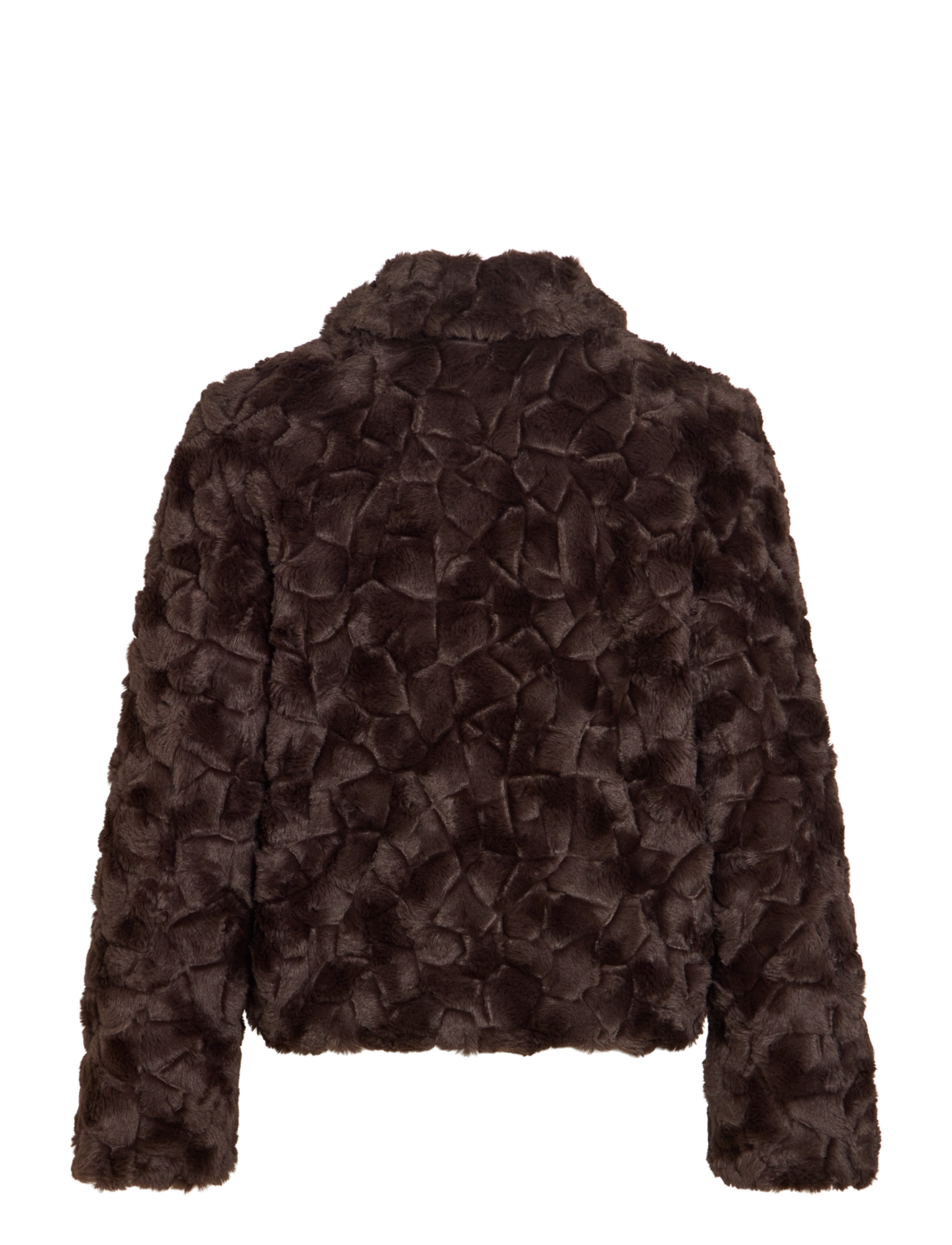 Vila - VIDORTE NEW L/S JACKET/PB - faux fur - coffee bean - 2