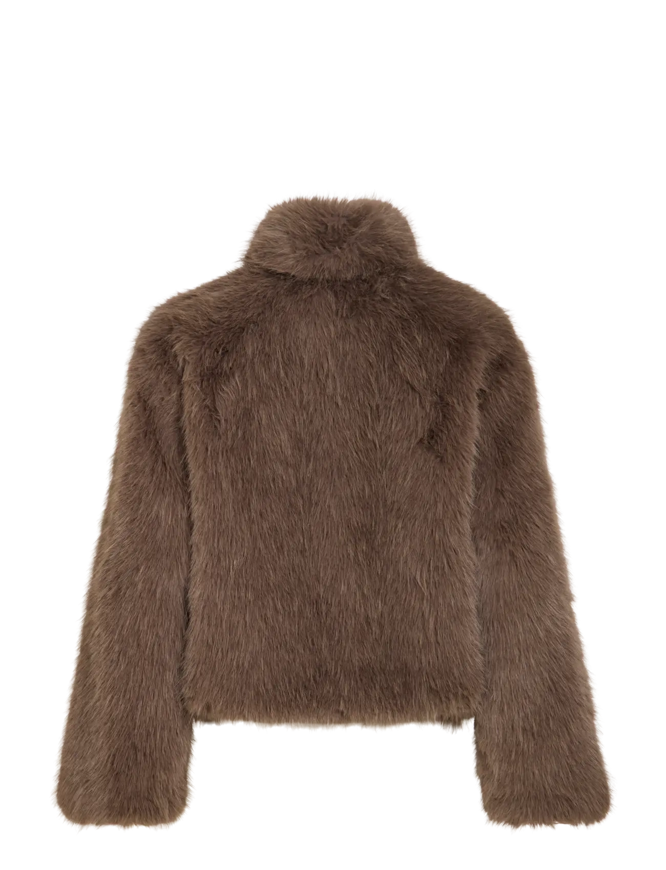 Vila - VIMELTA L/S SHORT JACKET - fuskpäls - falcon - 2