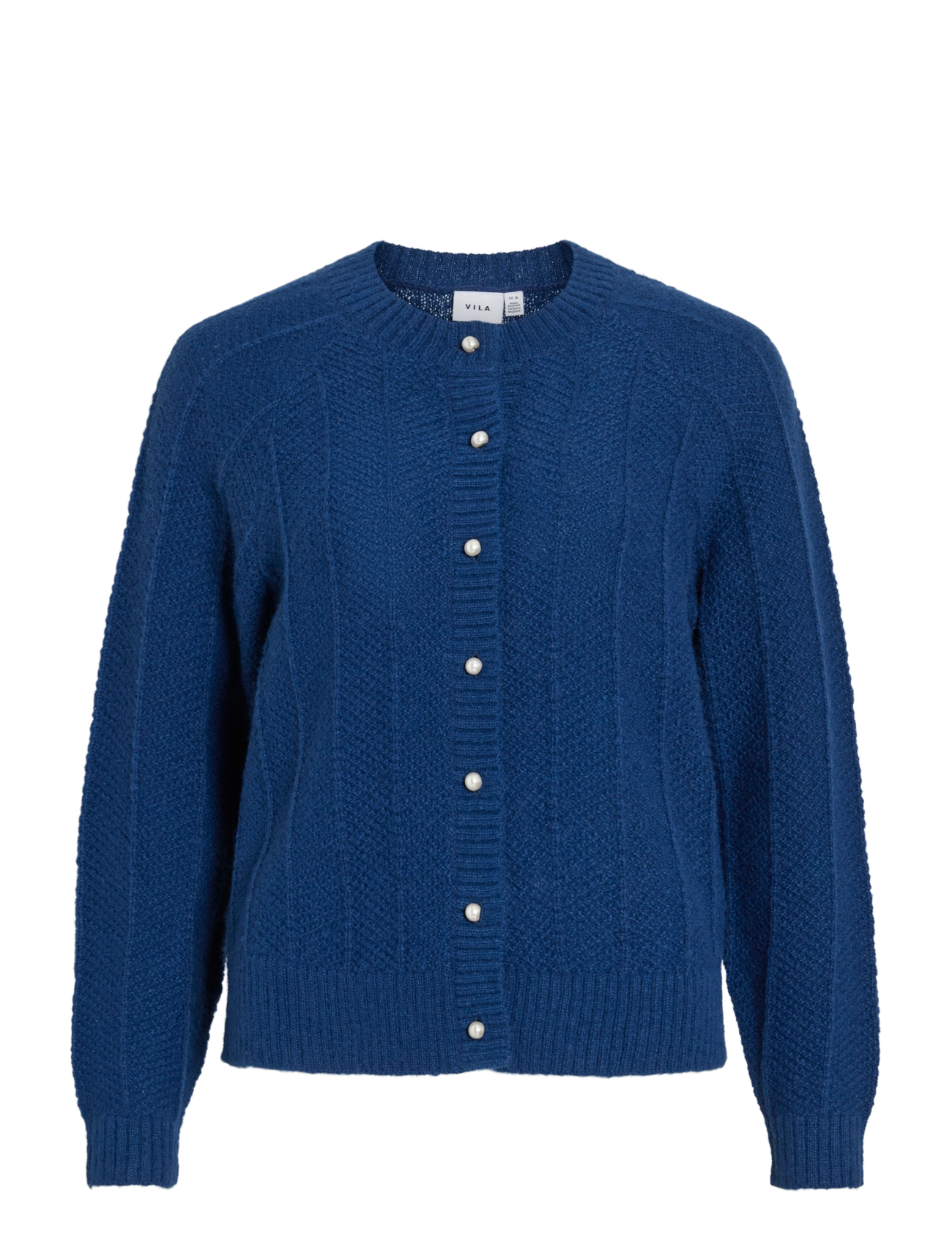 Vila VITULI O-NECK L/S KNIT CARDIGAN/PB - Koftor - NAVY PEONY / navy