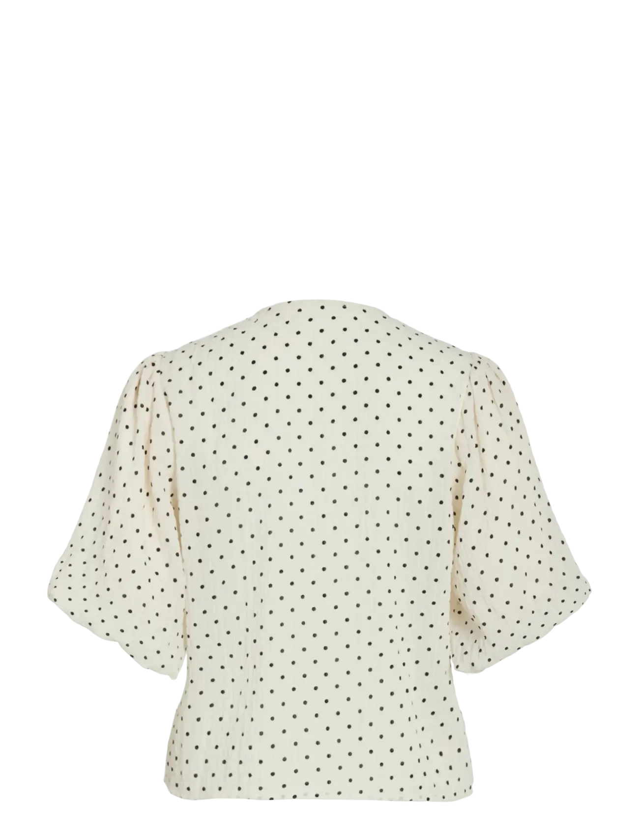 Vila - VIEA 2/4 BUTTON TOP - cloud dancer - 2