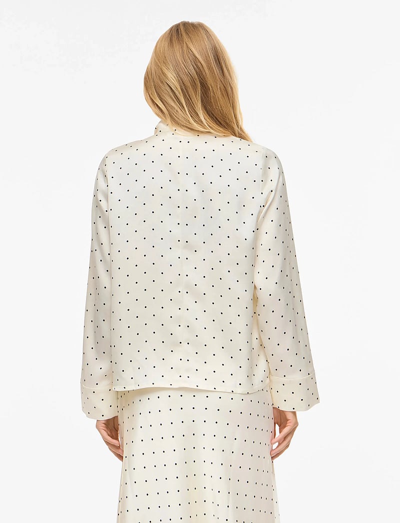 Vila - VIFADIA L/S BOW TOP - langærmede skjorter - cloud dancer - 3