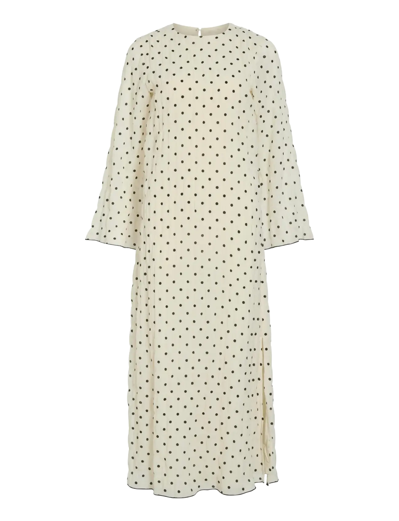 Vila VIEBLA L/S ANKLE DRESS - Kleidung - CLOUD DANCER / cream