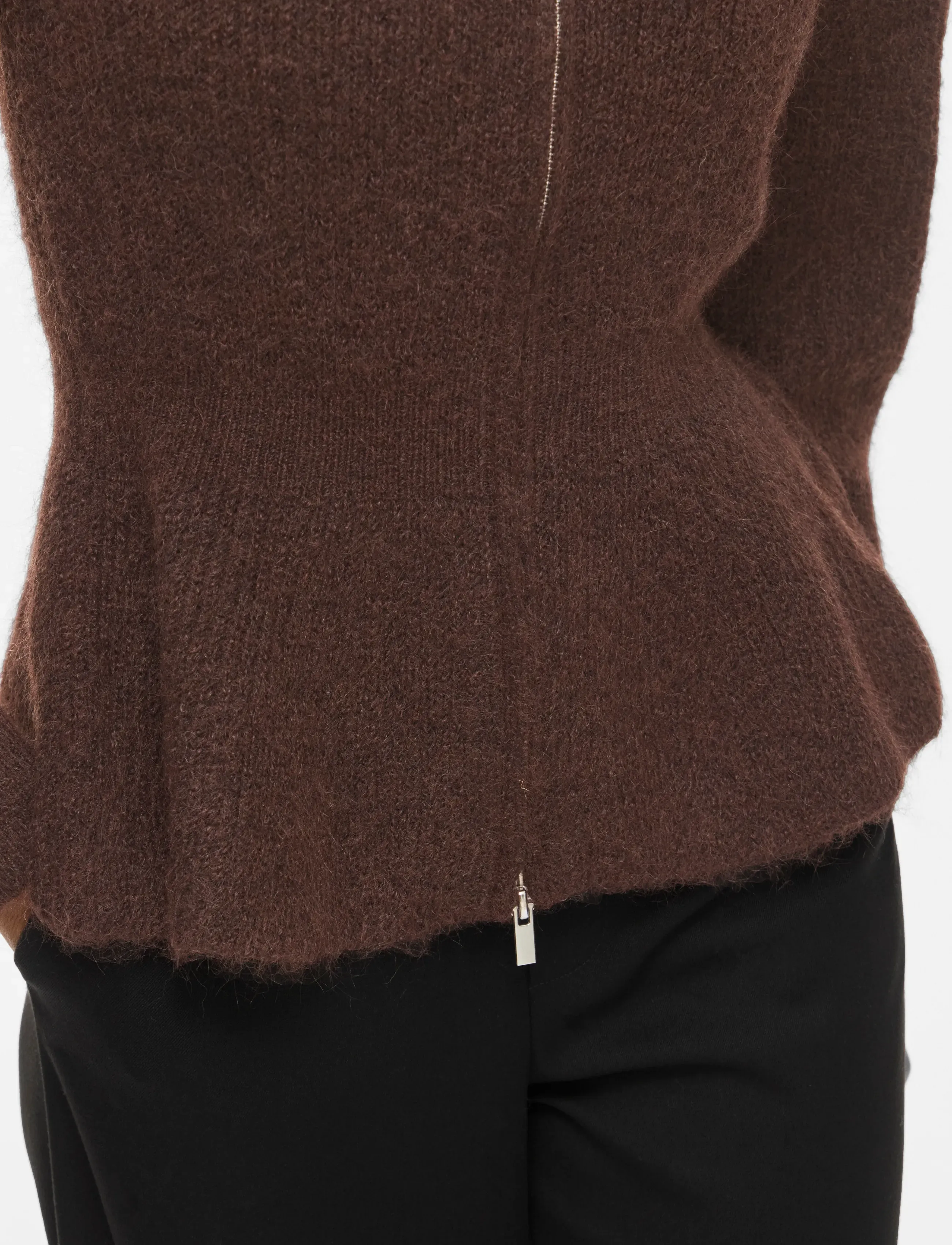VILA Vigracie L/S Peplum Zip Knit Cardi/Pb/Rn koftor & cardigans dam – bild 6