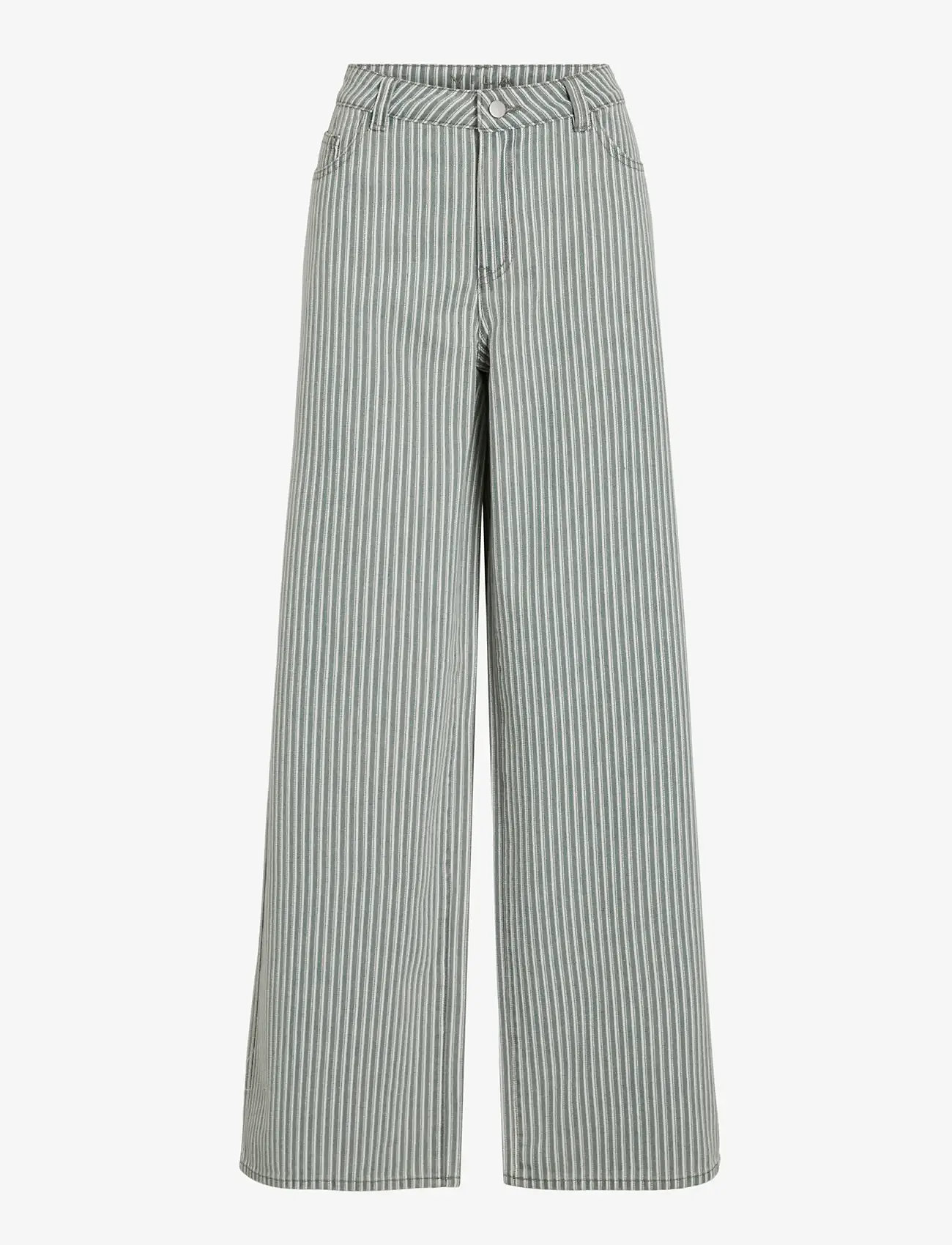Vila - VIKOMMA RW JEANS /LC - brede jeans - blue surf - 0