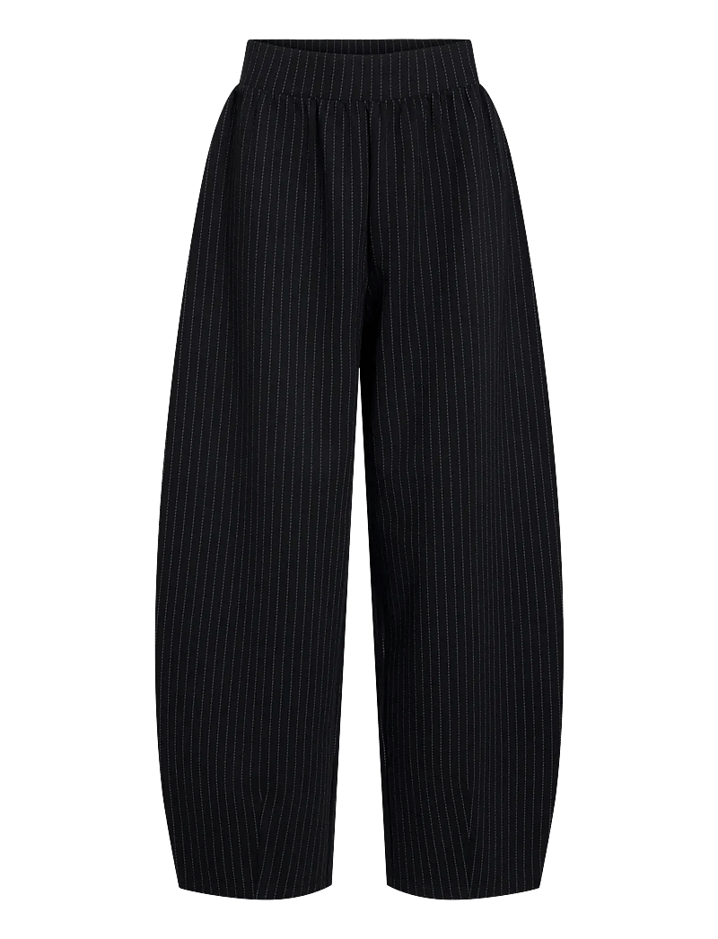 Vila - VIMASTRIBA 7/8 HW BARREL PANTS/BFS/1 - barrel-hosen - black beauty - 1