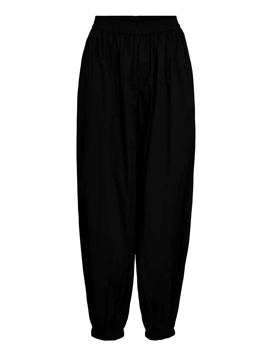 Vila - VIEMILIE HW PARACHUTE PANTS - hosen mit weitem bein - black - 1