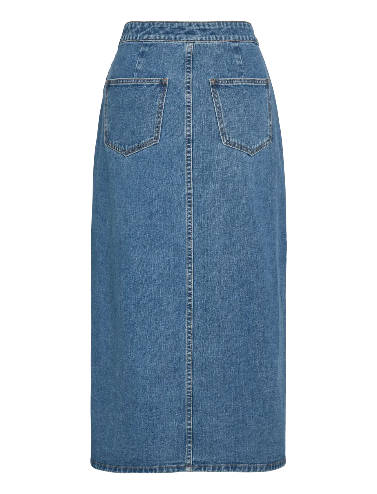 Vila - VIGARCIA HW LACING DETAIL SKIRT - gallapils - medium blue denim - 2