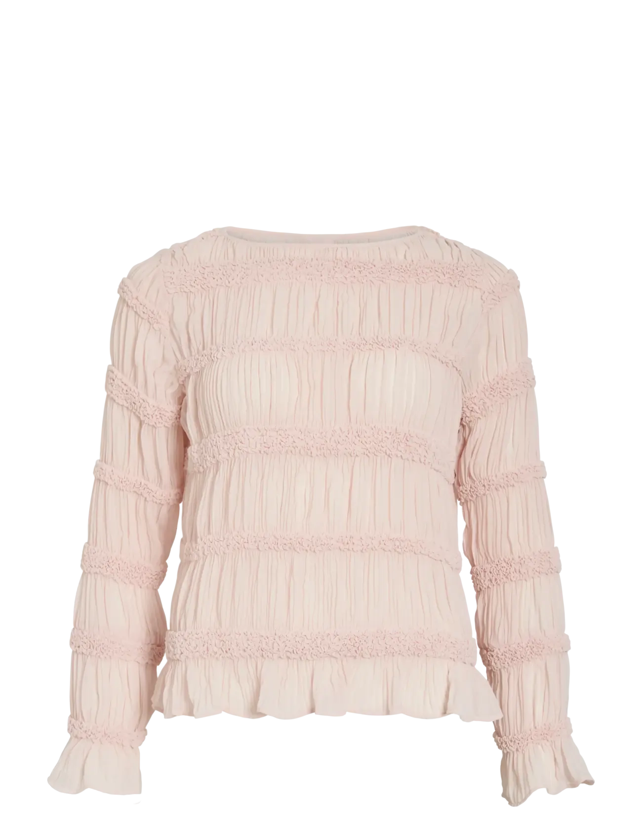 VILA Vilola L/S Oberteil /Lr Pink - 42 - Damen