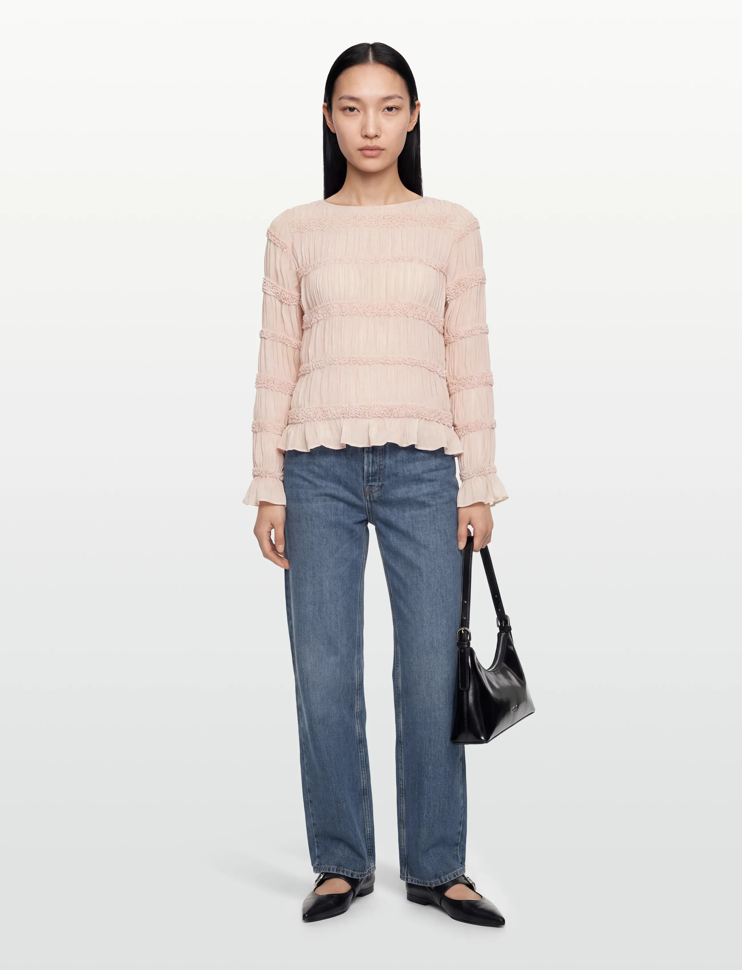 Vila Vilola L/S Top /Lr, 42, Pink, Bluser > Langærmede, Dame