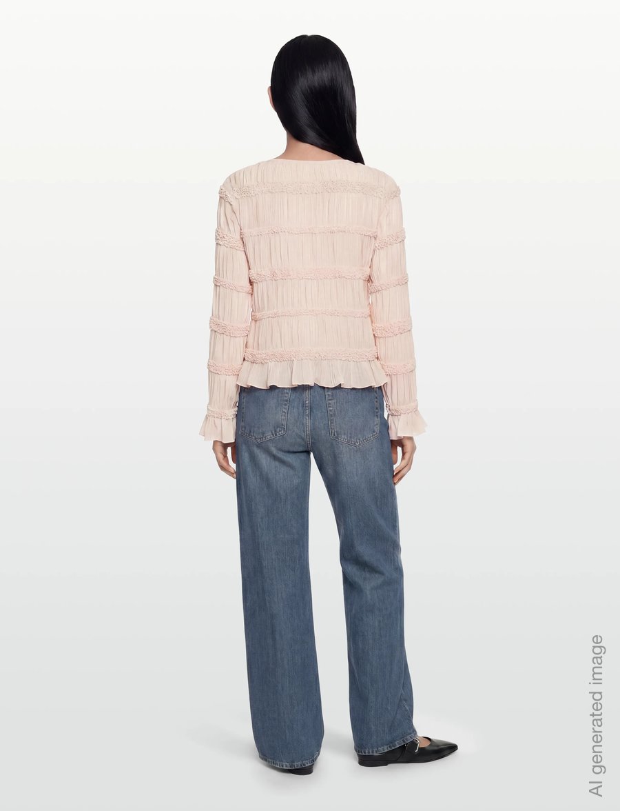 Vila - VILOLA L/S TOP /LR - langærmede bluser - cherry blossom - 4
