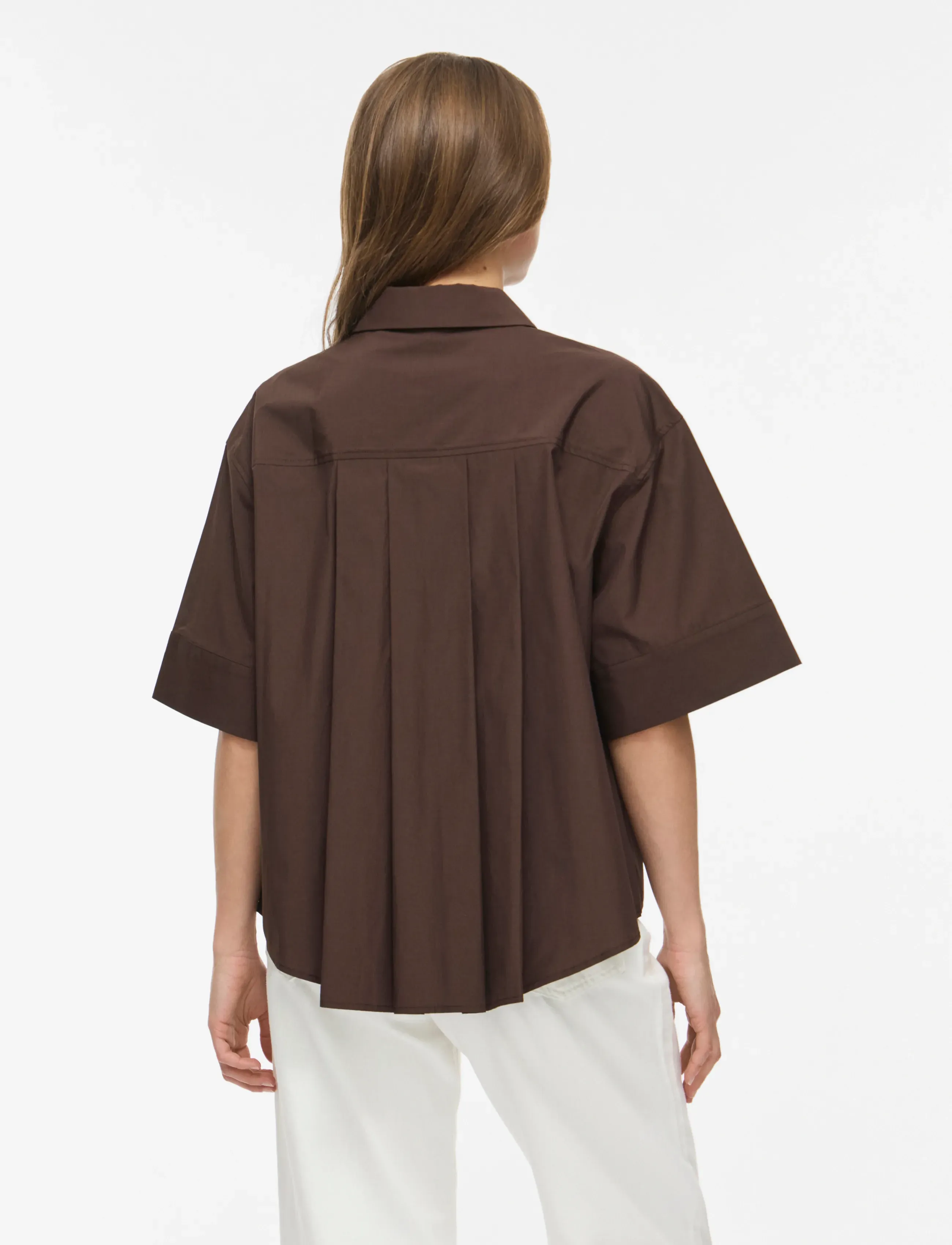 Vila - VIBELFIE 3/4 SHIRT/BFS - coffee bean - 3