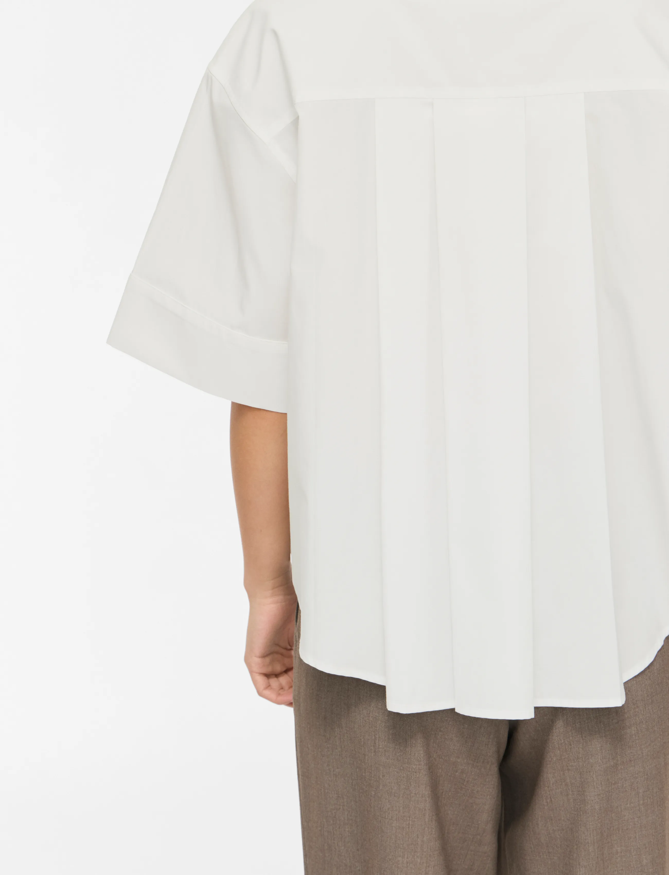 Vila - VIBELFIE 3/4 SHIRT/BFS - snow white - 5