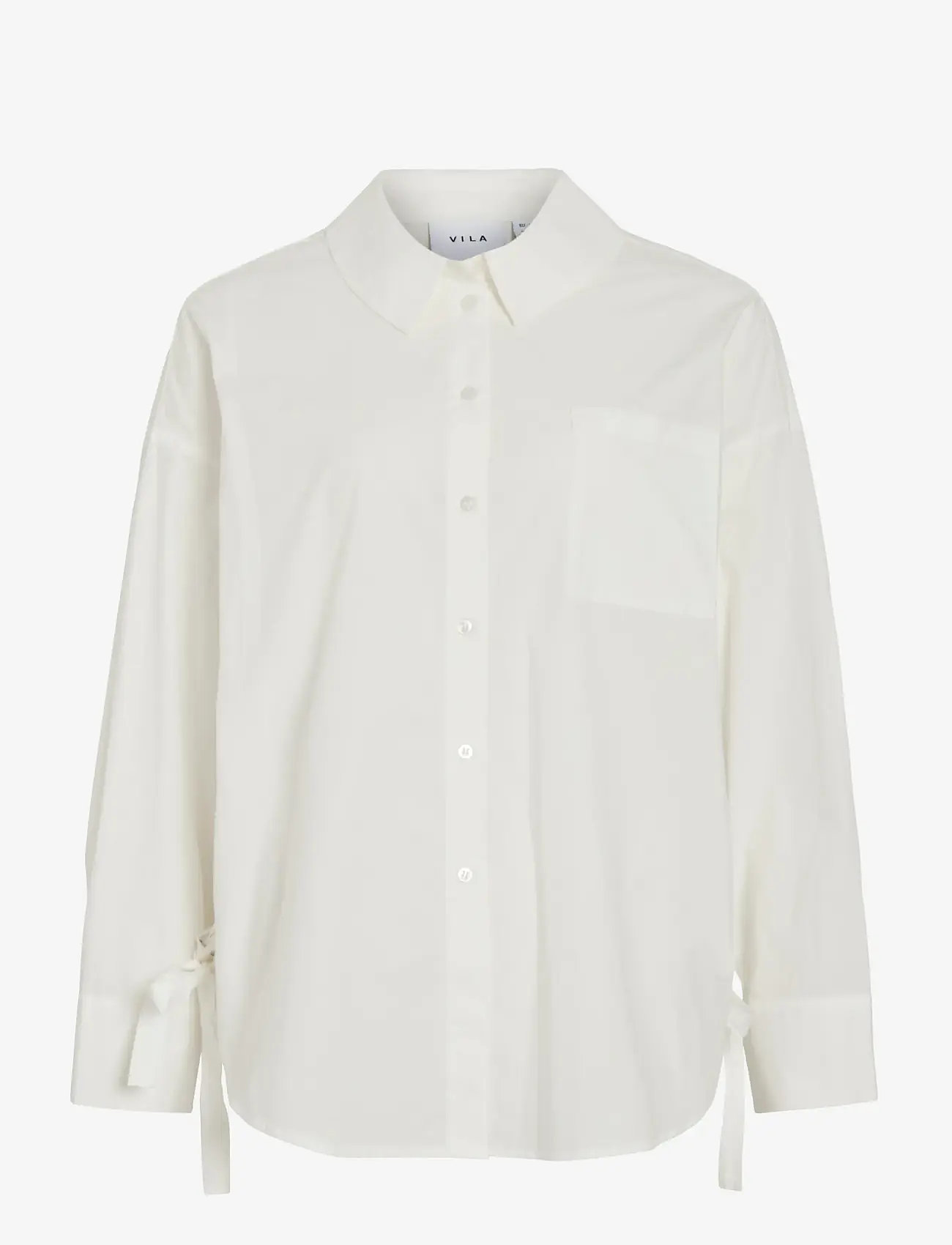 Vila - VISIJI L/S LACING SHIRT - pikkade varrukatega särgid - cloud dancer - 1