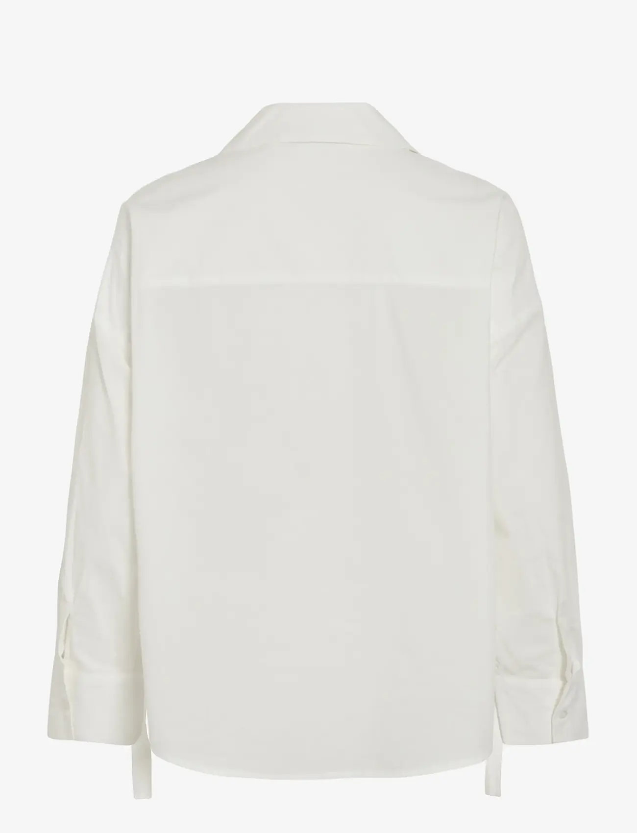 Vila - VISIJI L/S LACING SHIRT - pikkade varrukatega särgid - cloud dancer - 2