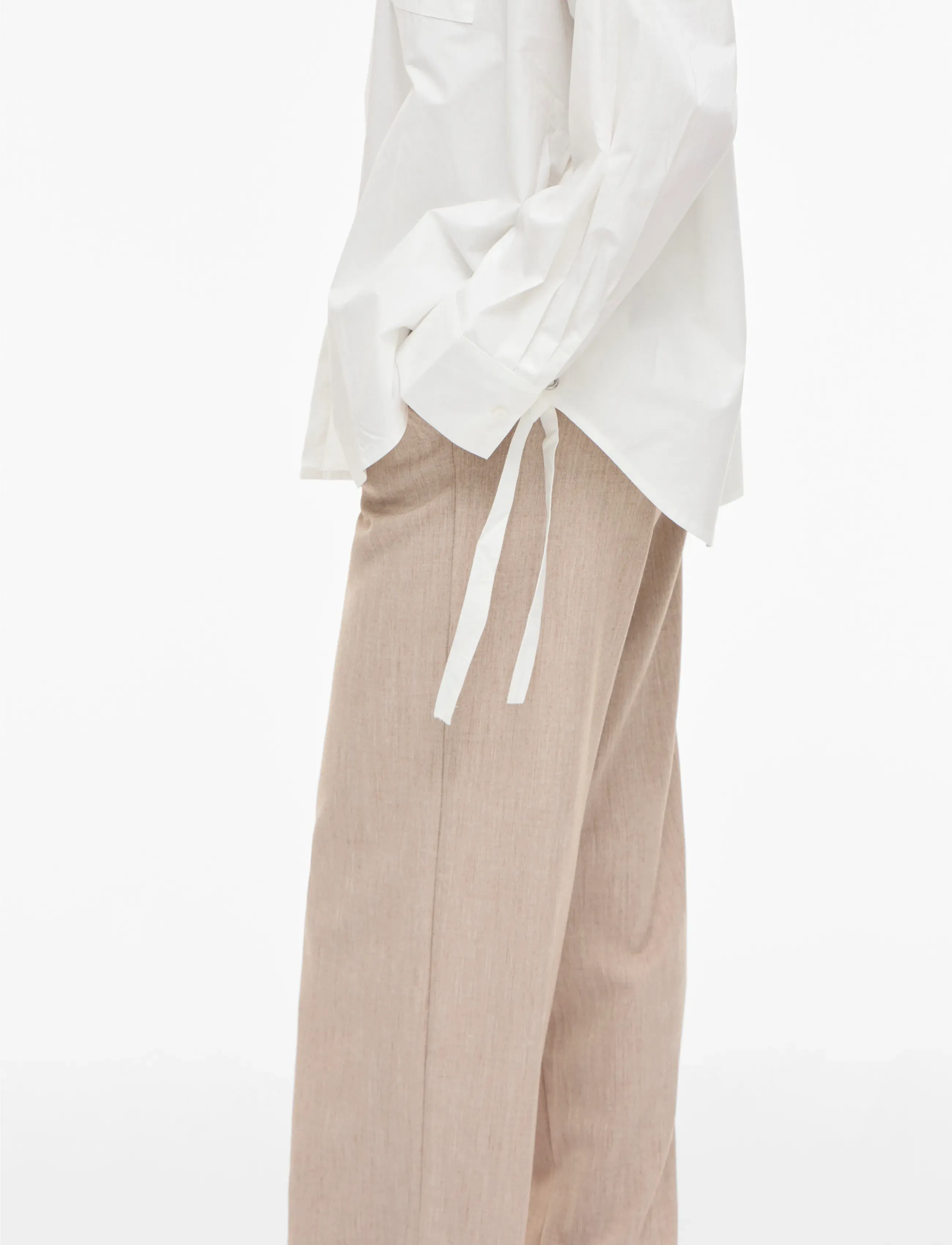 VILA Visiji L/S Lacing Shirt skjortor dam – bild 5